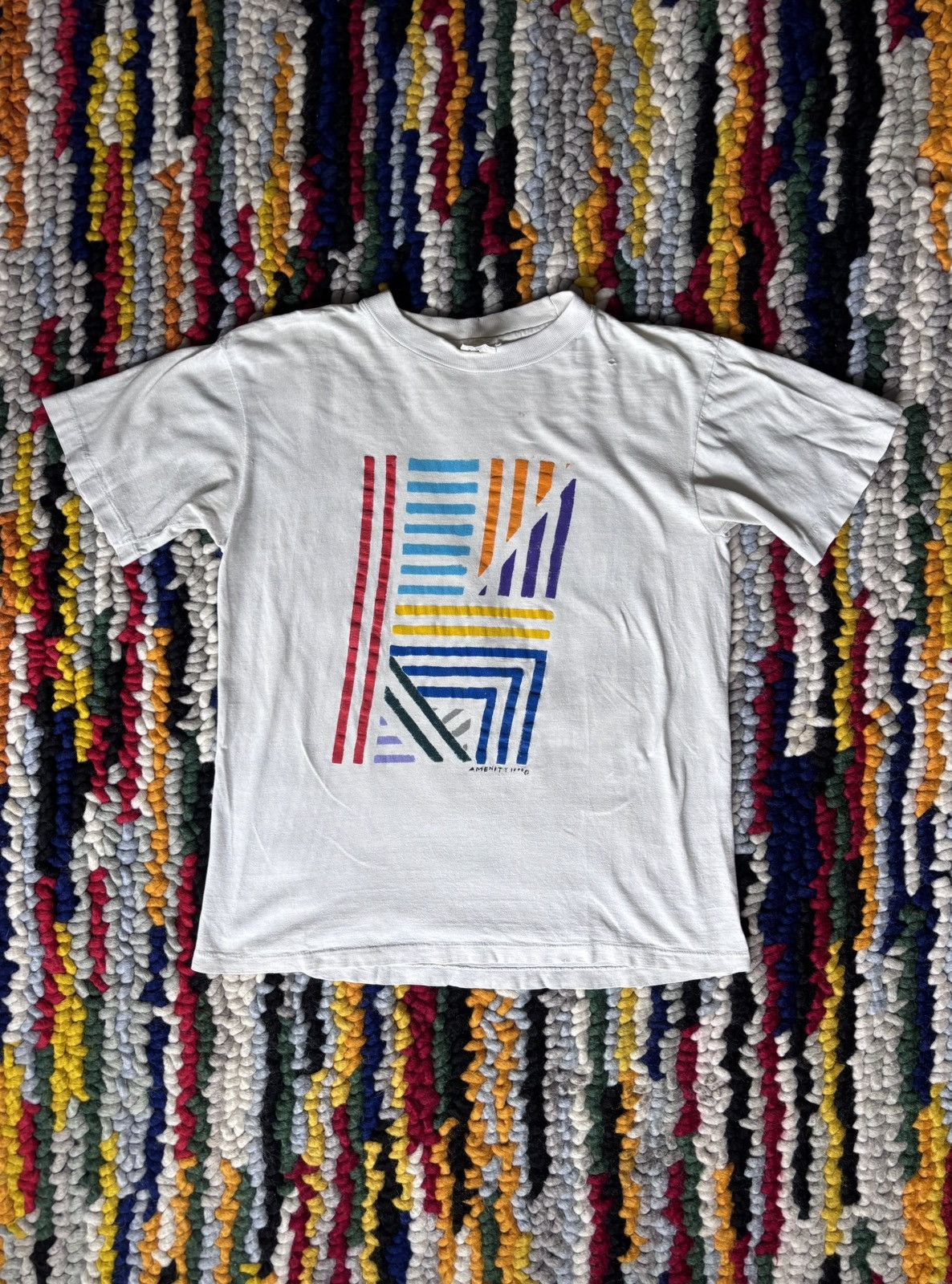 Vintage Vintage Amenity Art Tee Shirt 1980s Size US M / EU 48-50 / 2 - 1 Thumbnail