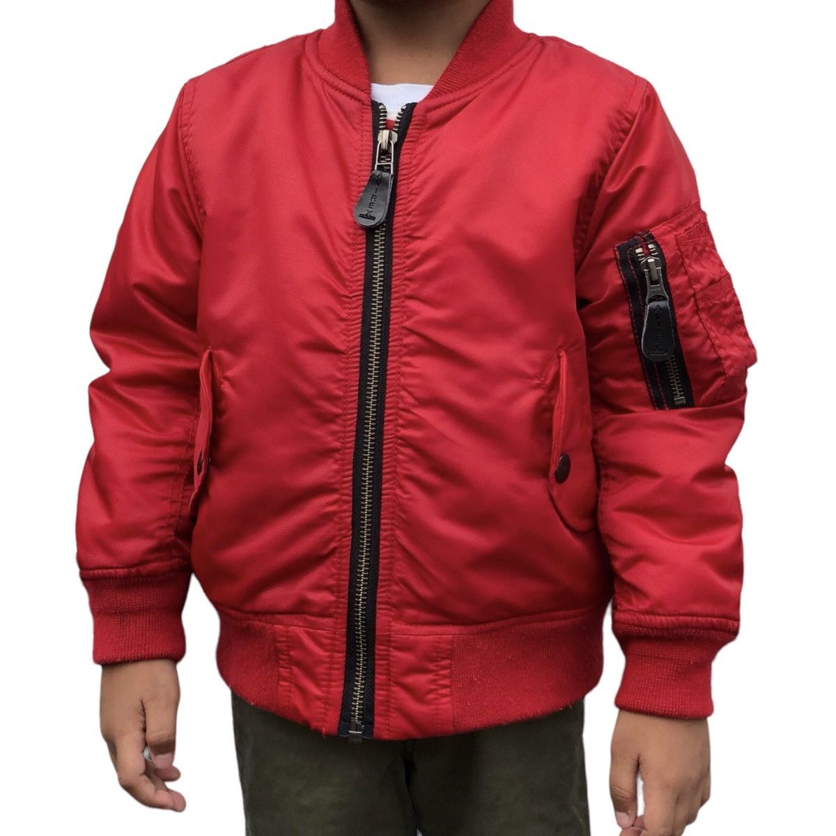 Avirex Avirex Kids Intermediate Ma-1 Bomber Jacket Size US XXS / EU 40 - 3 Thumbnail
