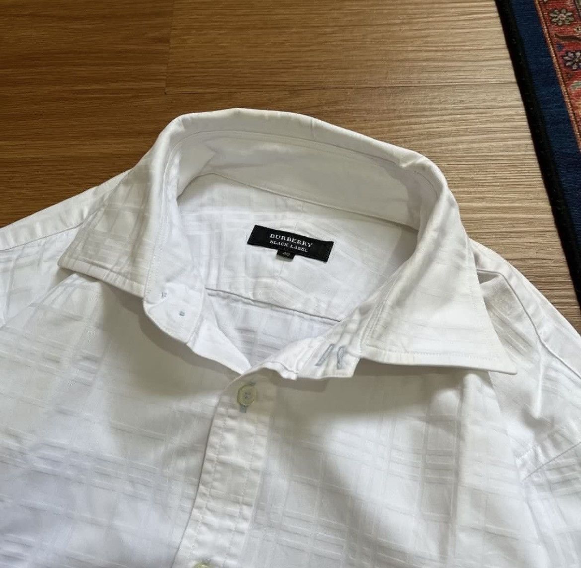 Burberry Vintage classic Burberry Black Label Shirt Long Sleeve Size US S / EU 44-46 / 1 - 2 Thumbnail