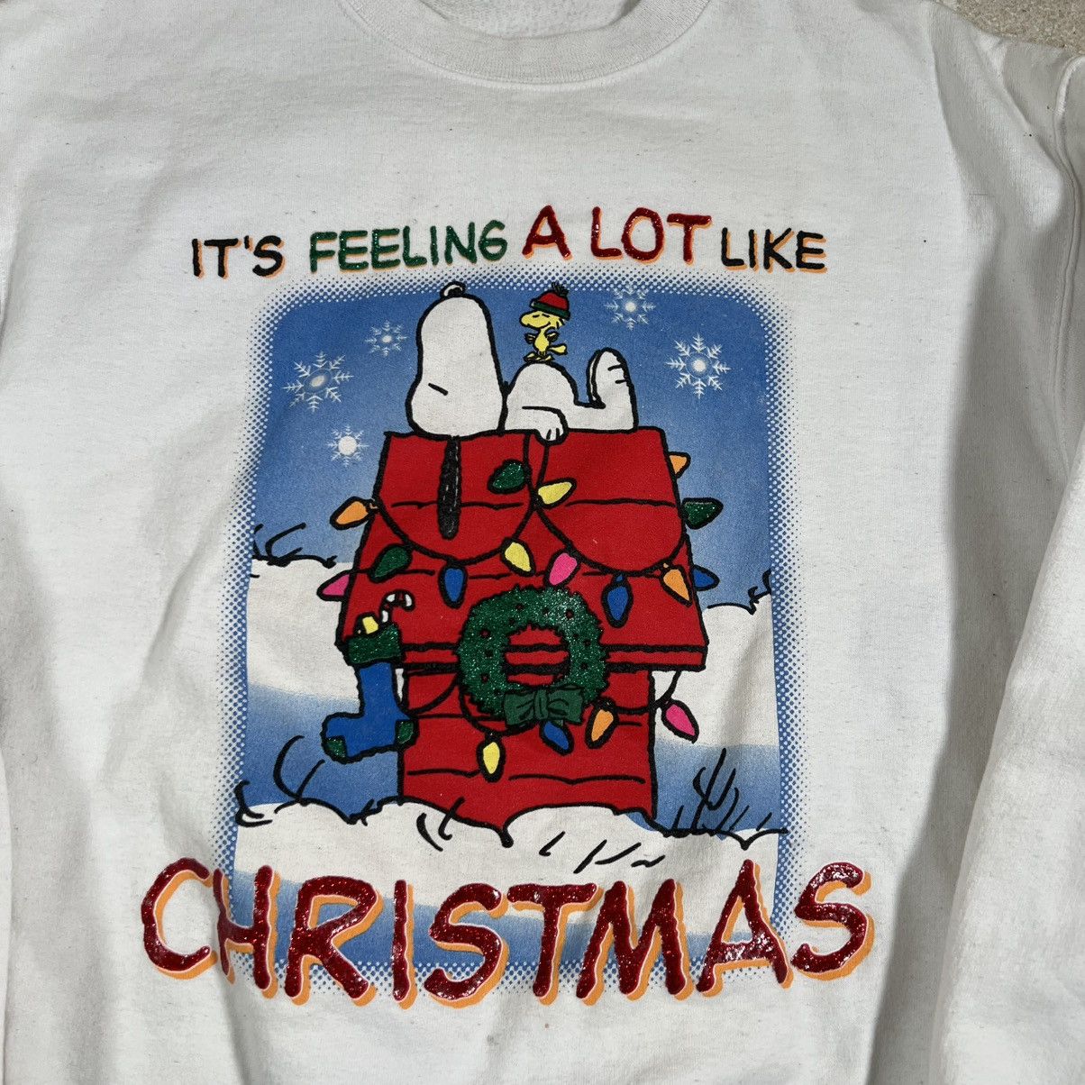 Vintage Vintage Charlie Brown Snoopy Christmas Sweatshirt Size M Size US M / EU 48-50 / 2 - 2 Thumbnail