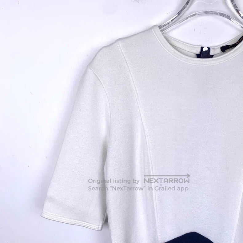 Other Louis Vuitton Logo buttoned blue and white color-block woo Size XS / US 0-2 / IT 36-38 - 3 Thumbnail