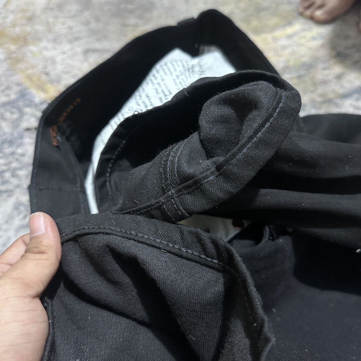 Nudie Jeans Nudie jeans black on black denimpants Size US 28 / EU 44 - 9 Thumbnail