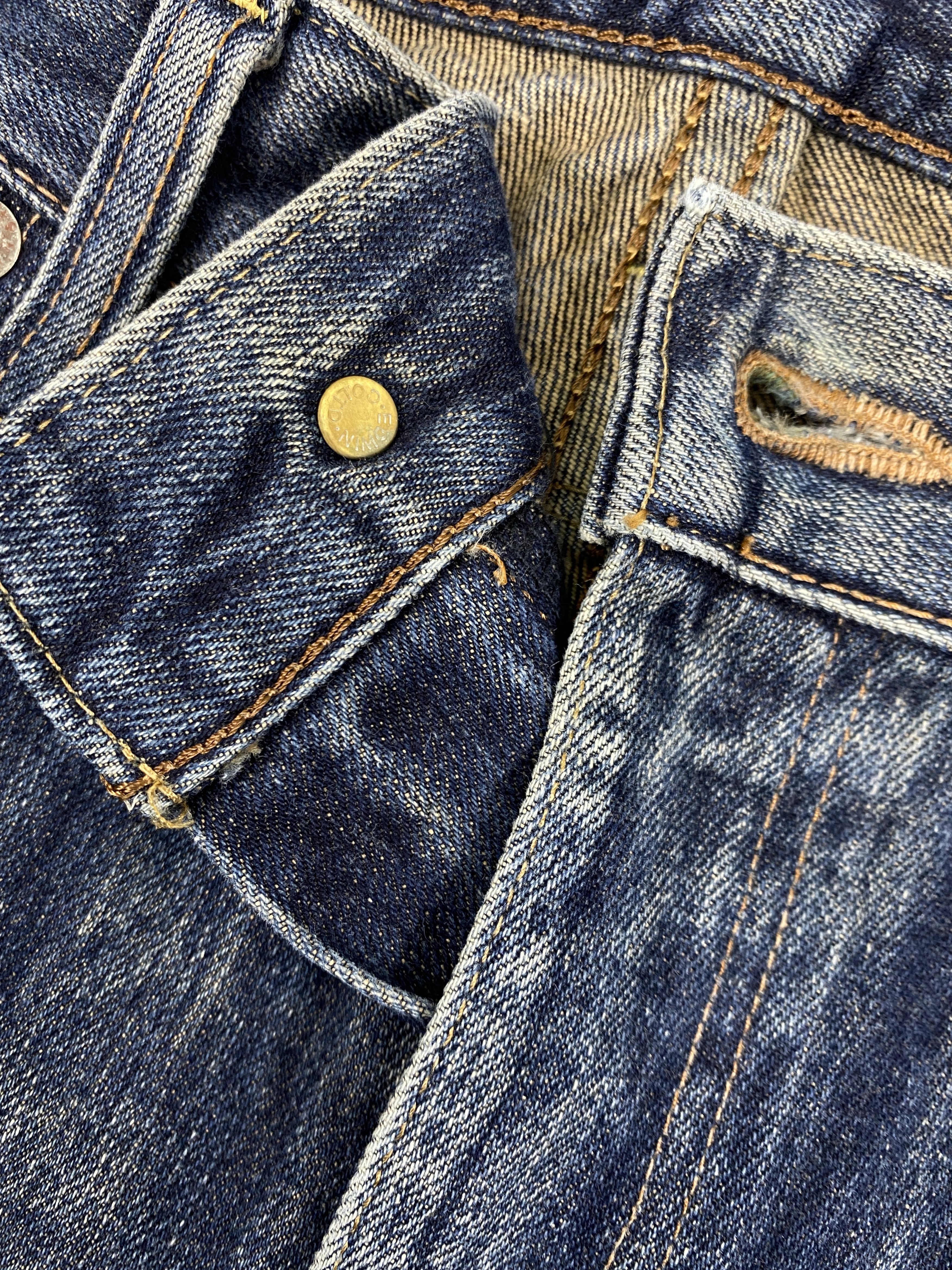Beauty Beast EDWIN XV FADED JEANS RUSTY MUDWASH DENIM PANT 35x33- JN3526 Size US 35 - 6 Thumbnail