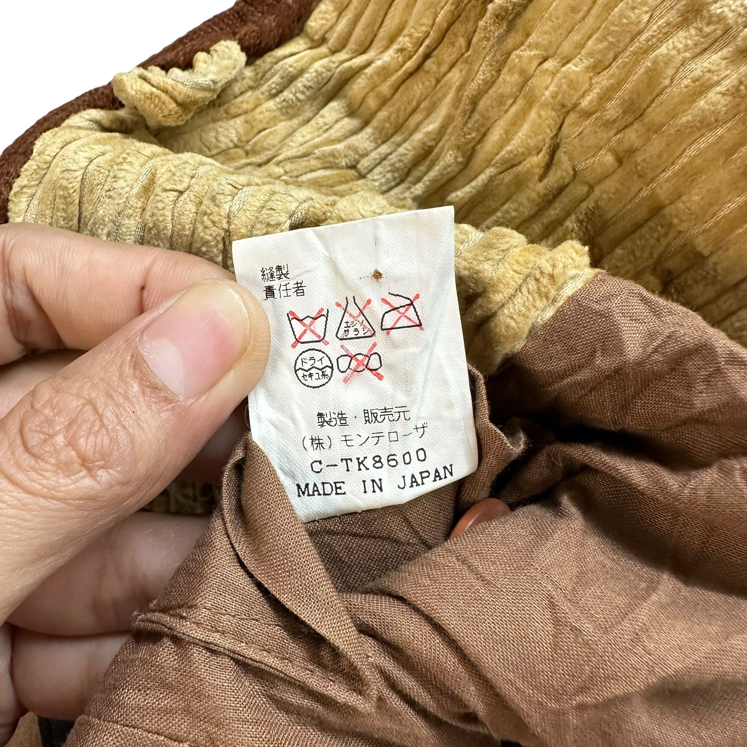 Japanese Brand GIGLI Made in Japan Women’s Corduroy Jacket #A46-1079 Size M / US 6-8 / IT 42-44 - 9 Thumbnail