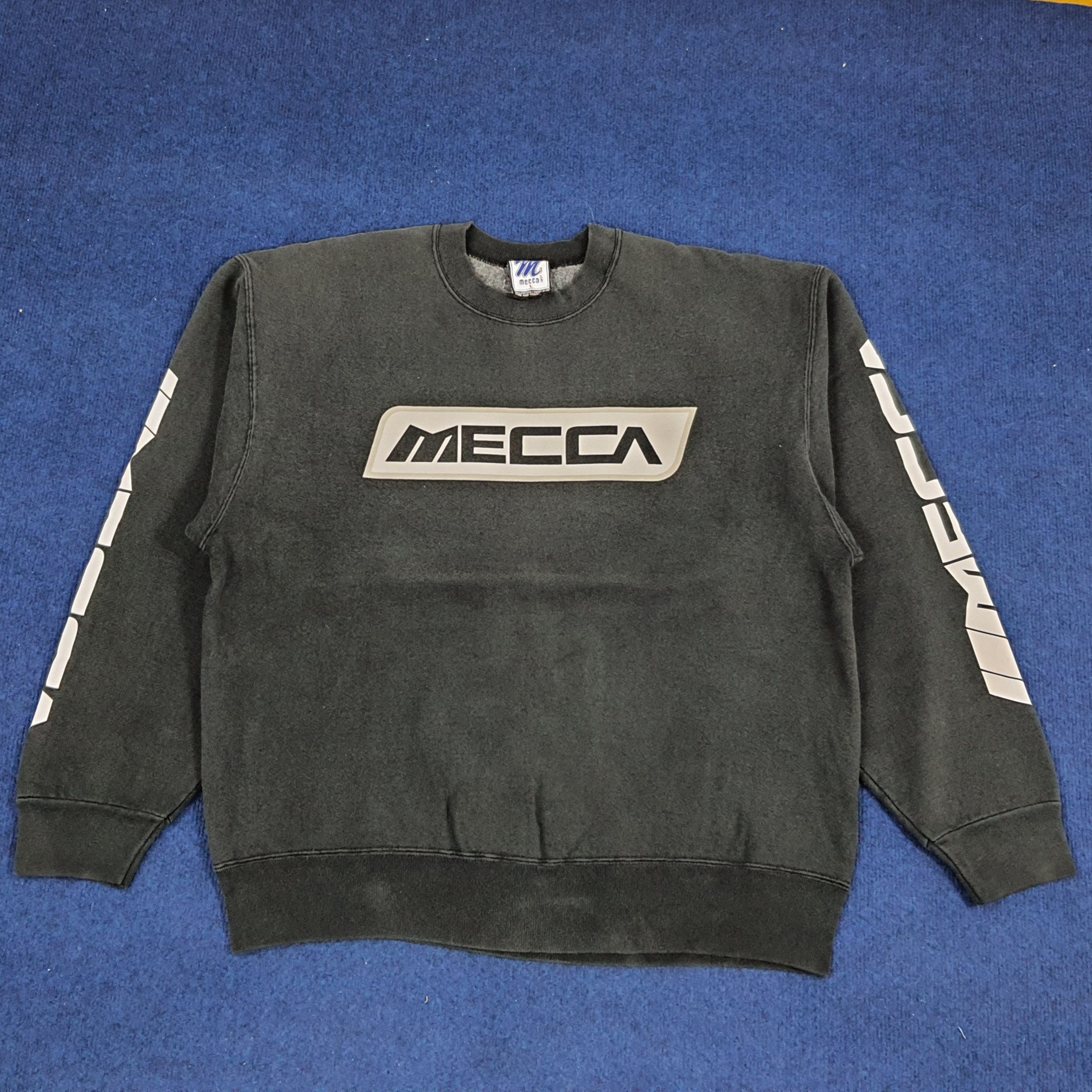 Mecca × Vintage Vintage 18M Mecca Streetwear Sweatshirt Size US L / EU 52-54 / 3 - 1 Thumbnail