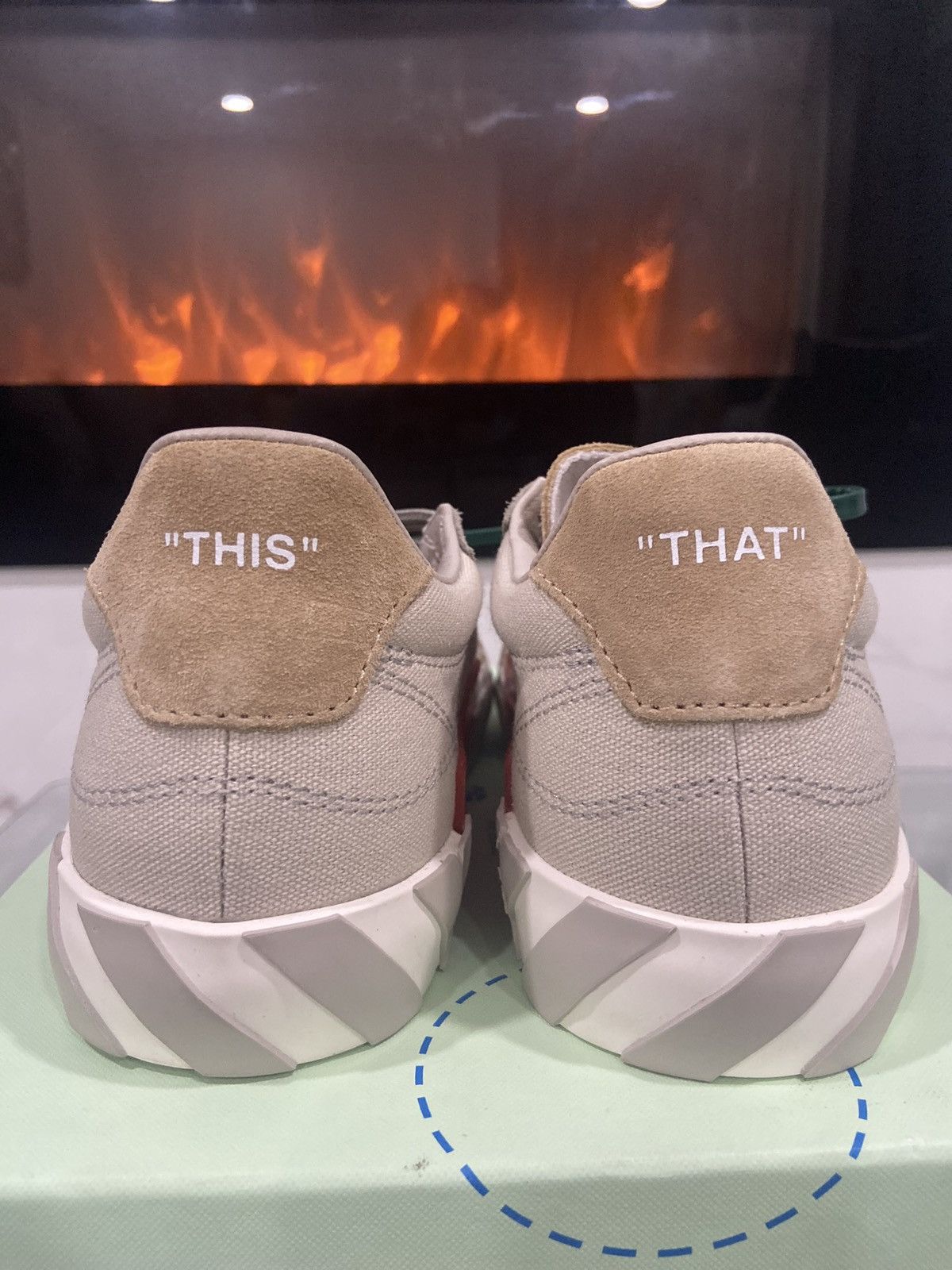 Off-White Off-White Low Vulcanized Sneakers Women’s EU 37 Size US 6.5 / IT 36.5 - 6 Thumbnail