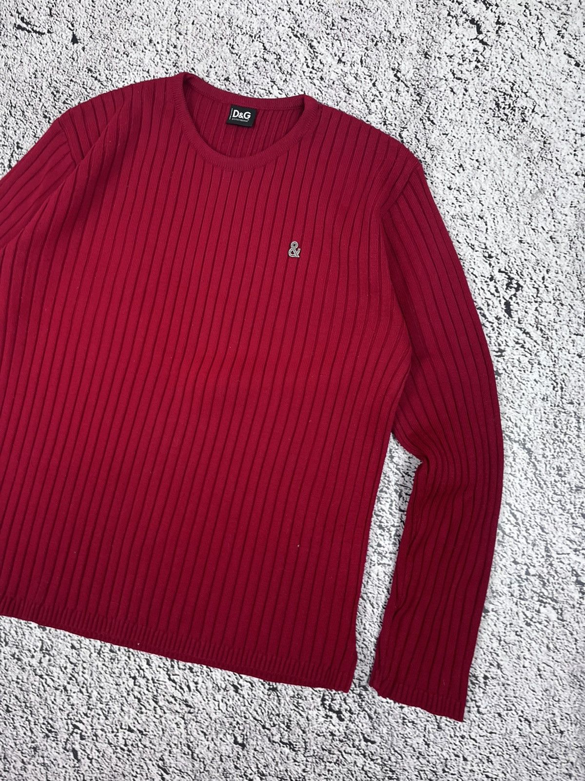 Dolce & Gabbana Vintage D&G Dolce & Gabbana Ribbed Knit Sweater Size US M / EU 48-50 / 2 - 3 Thumbnail
