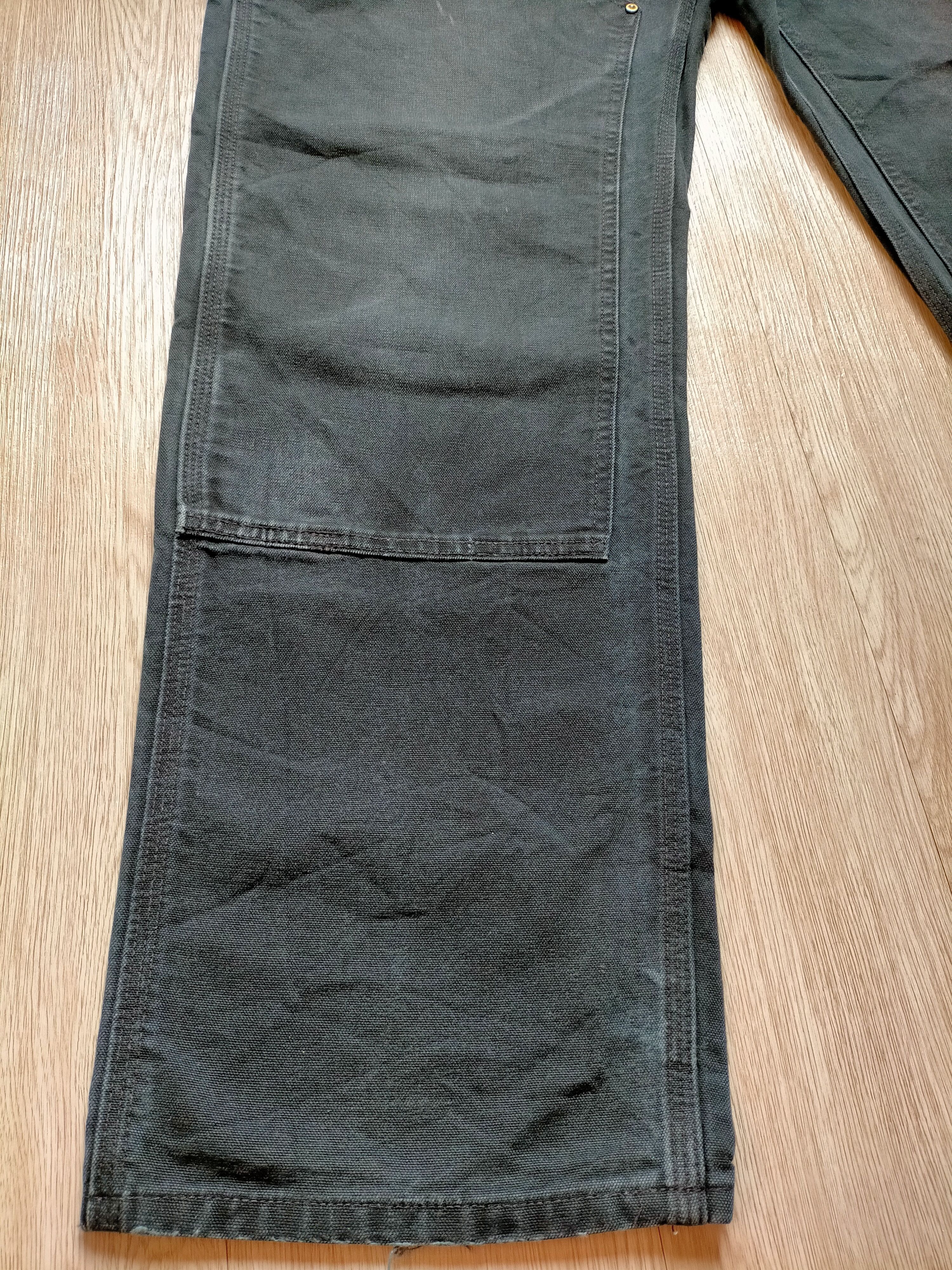 Carhartt Vintage Carhartt Double Knee Black Denim Size US 35 - 11 Thumbnail