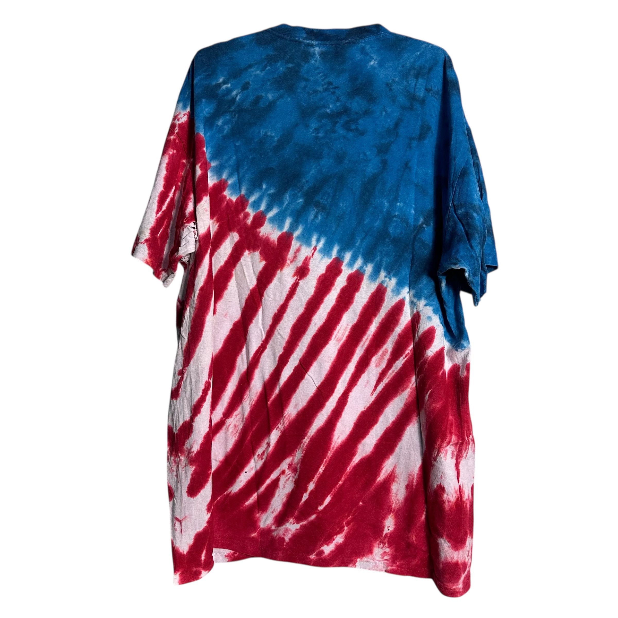 Liquid Blue 🔥RARE🔥Vintage Liquid Blue USA Flag Tie Dye T-shirt Size US XXL / EU 58 / 5 - 3 Thumbnail