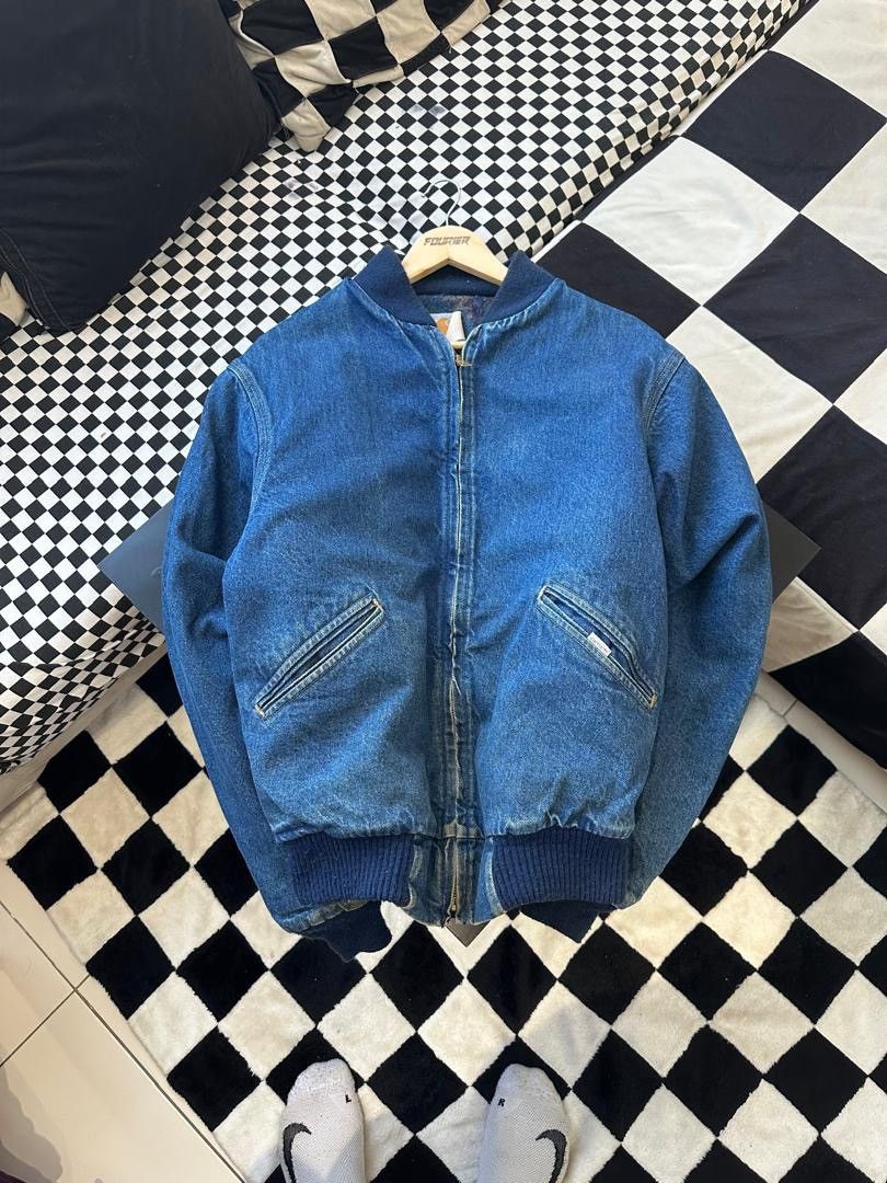 Carhartt × Vintage VINTAGE 80’s CARHARTT DETROID DENIM JACKET Size US M / EU 48-50 / 2 - 1 Thumbnail