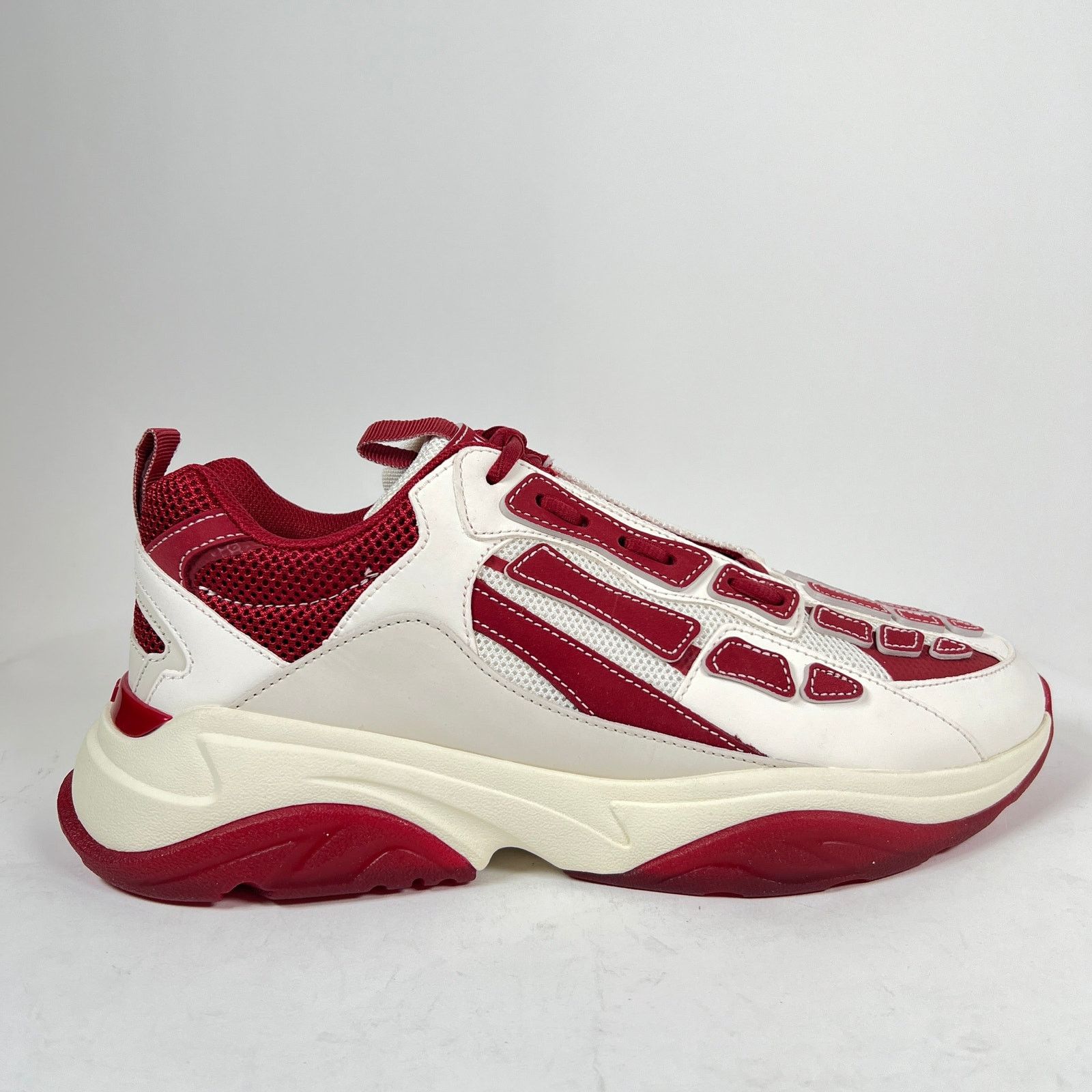 Amiri Amiri Burgundy Bone Runner Size 45 Size US 12 / EU 45 - 1 Thumbnail