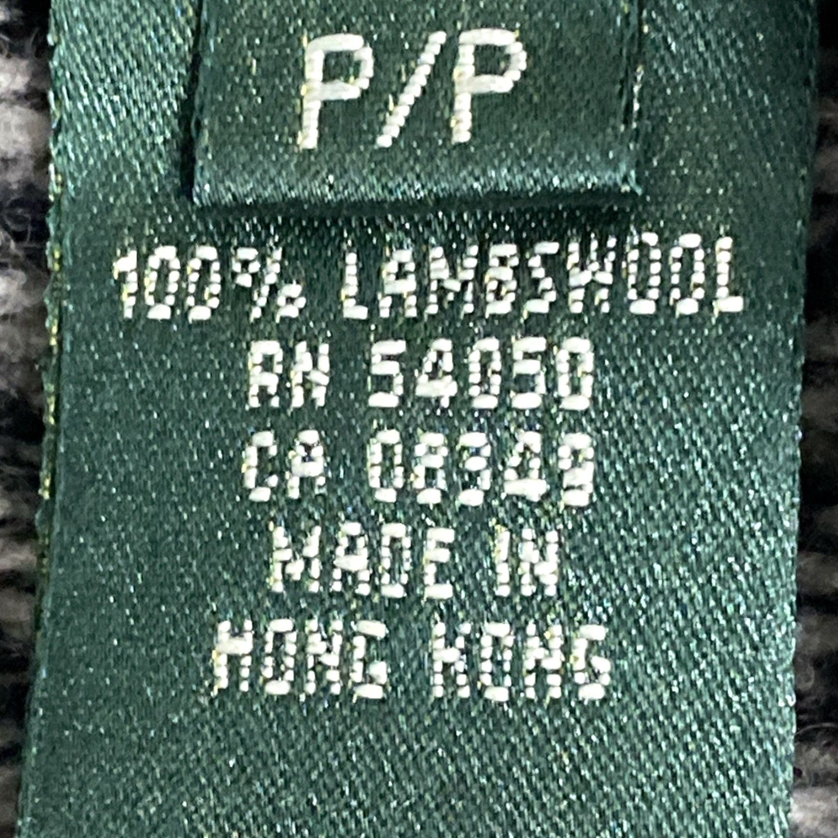 Ralph Lauren Lauren Ralph Lauren Jacket Herringbone Zip Front Wool Gray Wool/Poly Lambswool Petite P/P Women Winter 90s? Size XXS / US 00 / IT 34 - 6 Thumbnail