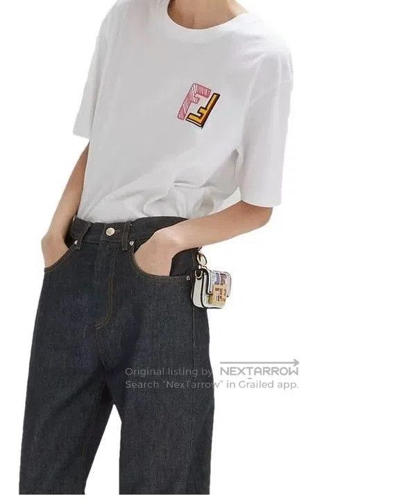 Fendi Fendi Qixi Limited Embroidery FF T-shirt. Size US M / EU 48-50 / 2 - 2 Thumbnail