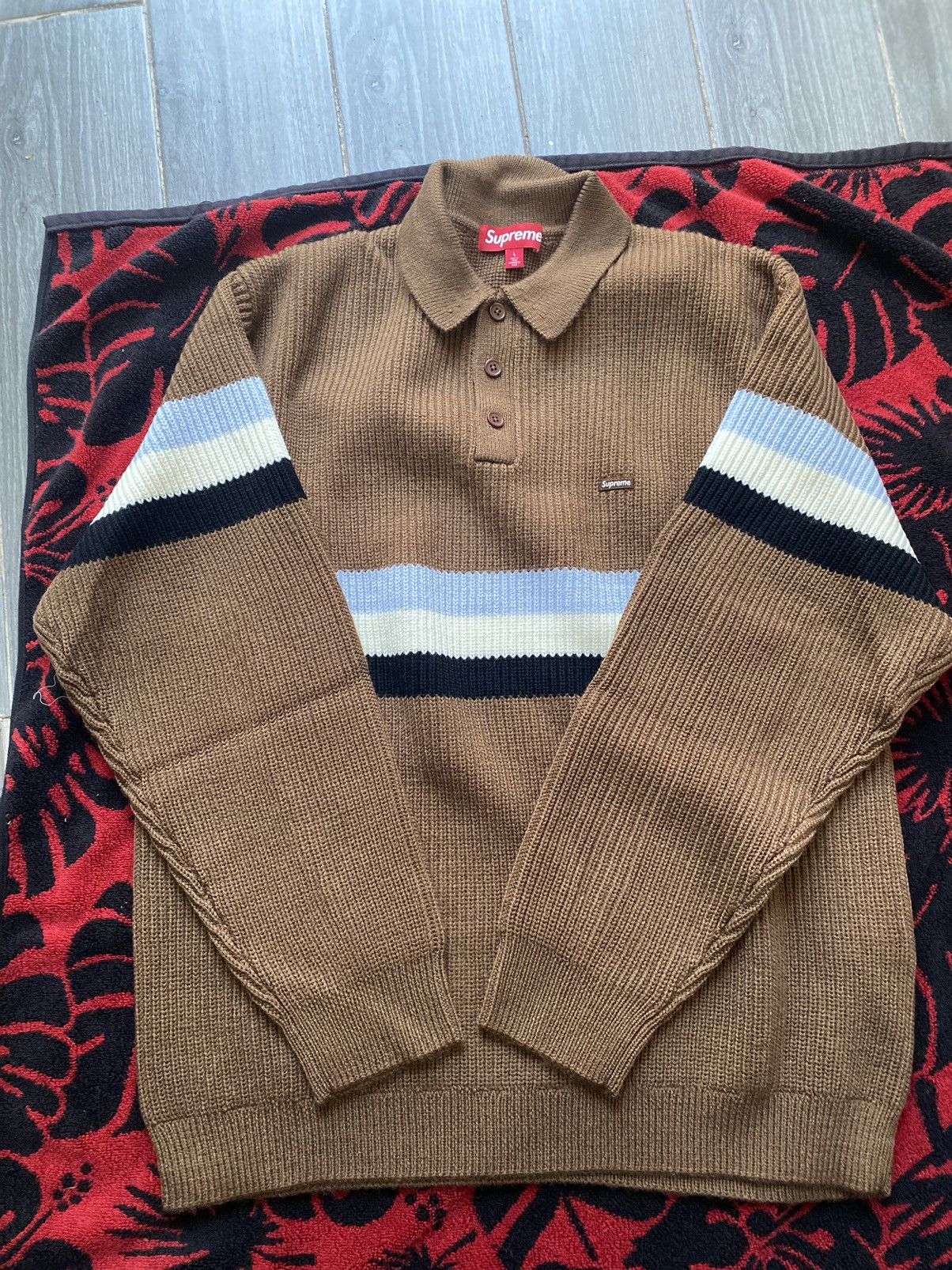 supreme Small Box Polo アイボリーバイイー