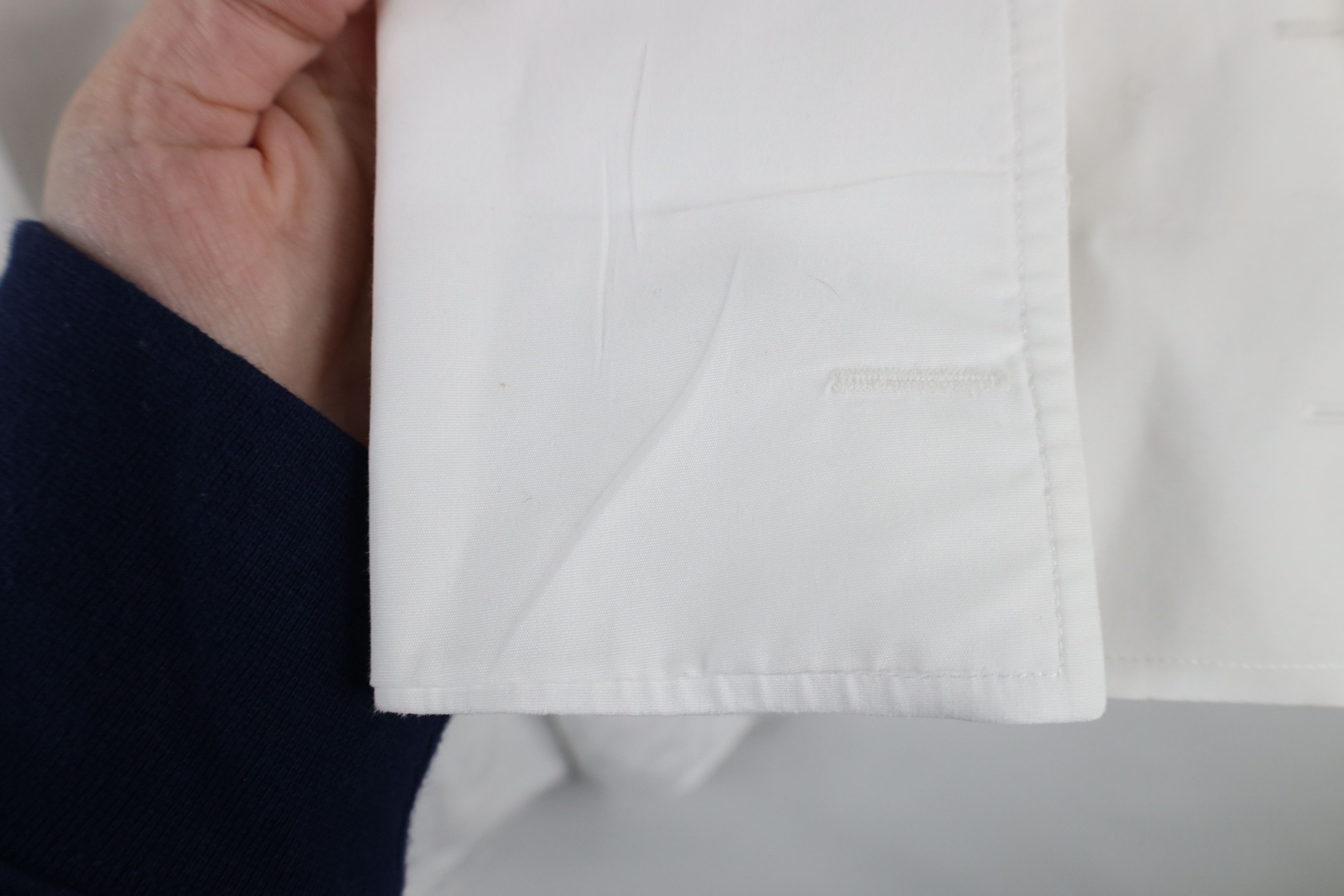 Brooks Brothers × Vintage Vintage Brooks Brothers Cuff Non Iron Button Shirt White Size US M / EU 48-50 / 2 - 6 Thumbnail