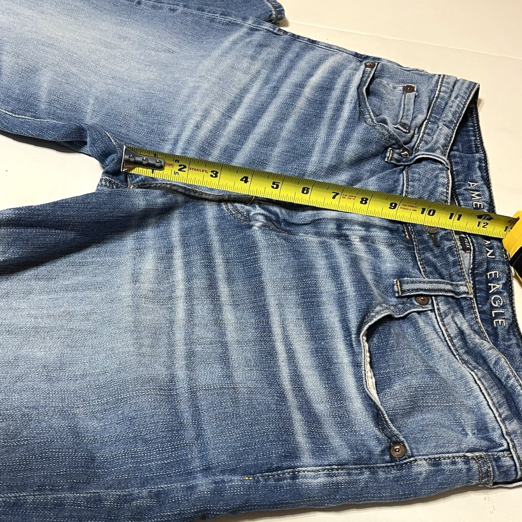 American Eagle Outfitters American Eagle Outfitters Jeans Bootscut Denim 5-Pocket Regular 33x28 33x30 Mens Blue Vintage No Size US 33 - 4 Thumbnail