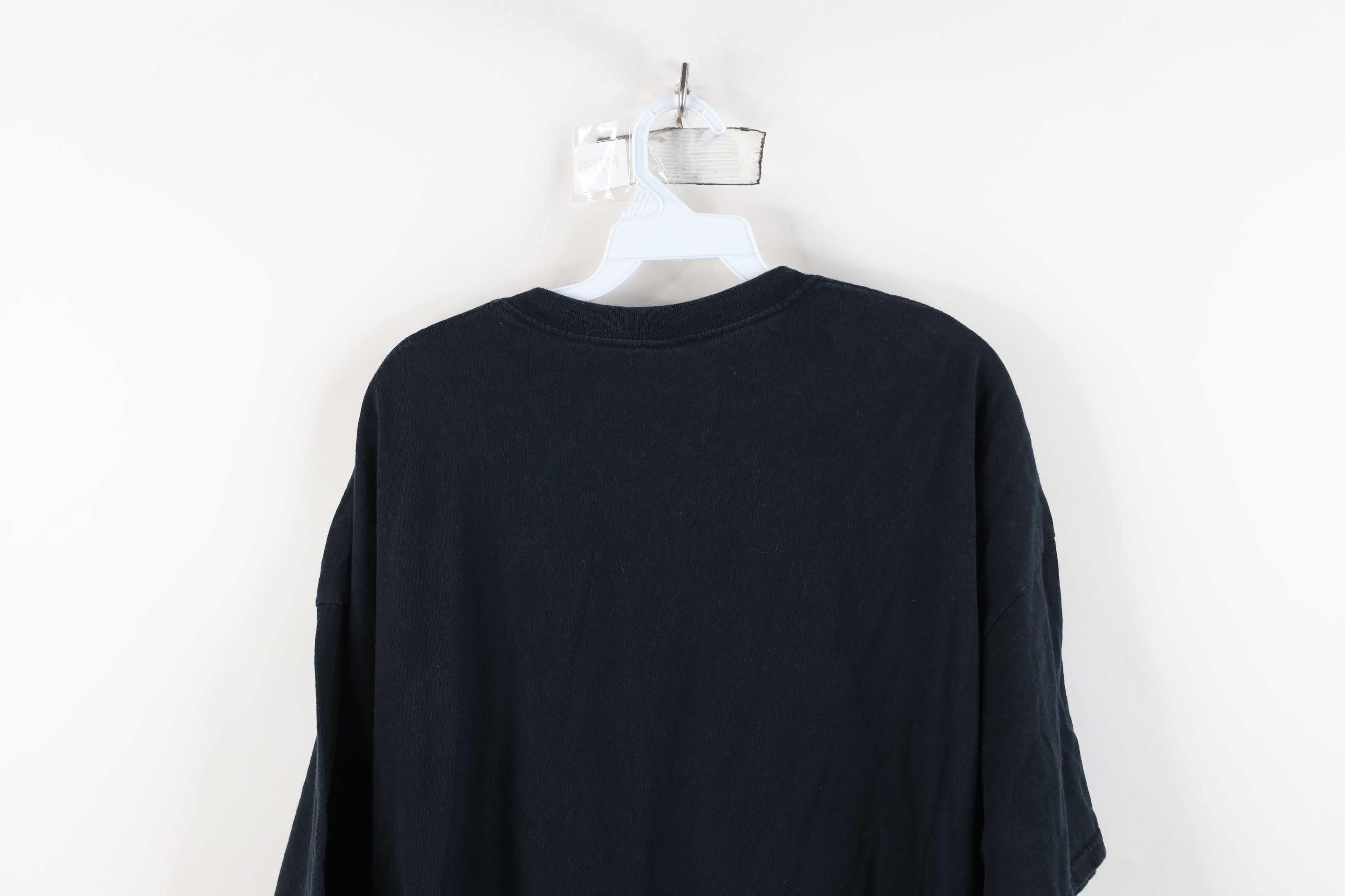 Vintage Vintage 90s Y2K Streetwear Skull Pirate T-Shirt Black Size US XXL / EU 58 / 5 - 13 Thumbnail
