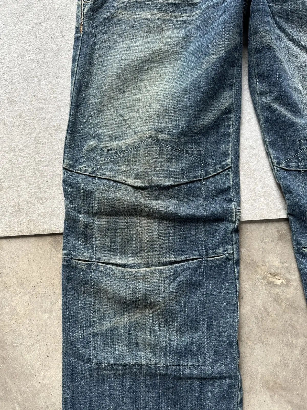 Marithe + Francois Girbaud CRAZY💥Vintage MARITHE FRANCOIS GIRBAUD Jean DoubleKnee Pants Size US 30 / EU 46 - 7 Thumbnail