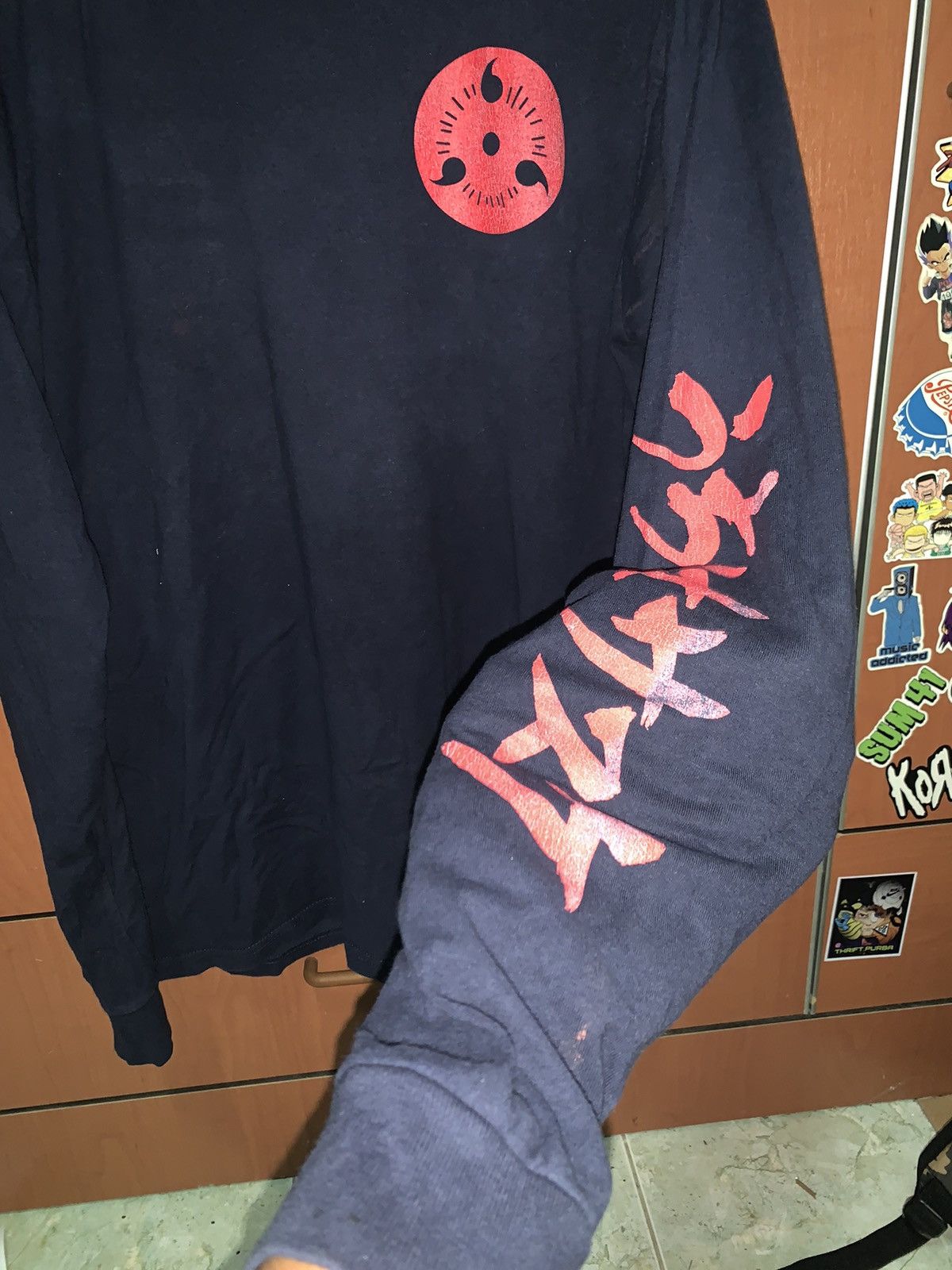 Anime NARUTO LONGSLEEVE T-shirt(SASUKE UCHIHA)RARE Size US M / EU 48-50 / 2 - 5 Thumbnail