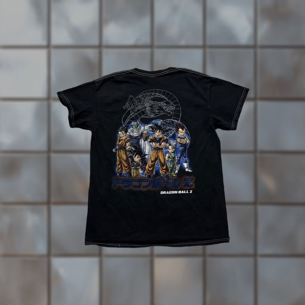Vintage VINTAGE Dragon Ball Z T-Shirt Double-Sided Retro Size S Mens Black Goku Vegeta Toei Size US S / EU 44-46 / 1 - 1 Thumbnail