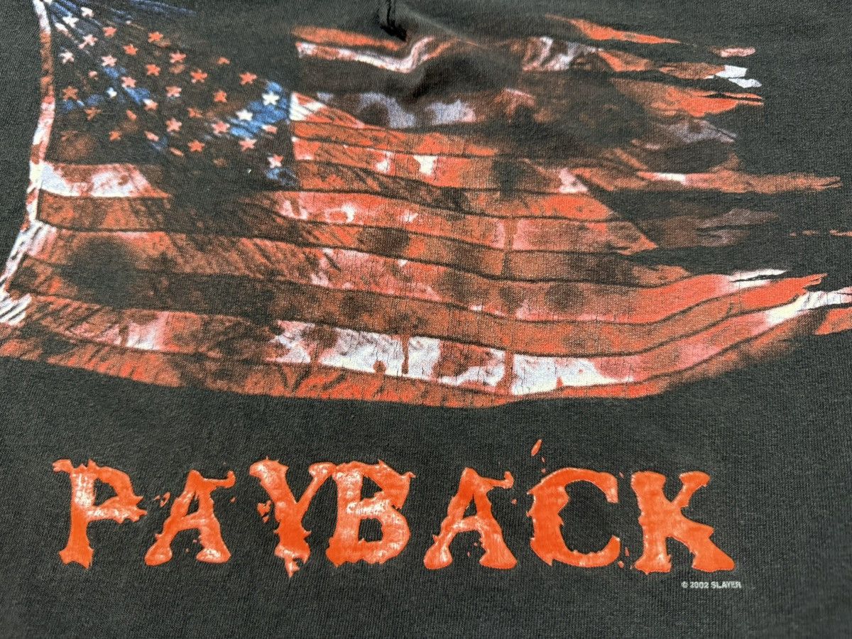 Band Tees × Vintage VTG 2000s Slayer Payback T Shirt Size US XL / EU 56 / 4 - 6 Thumbnail