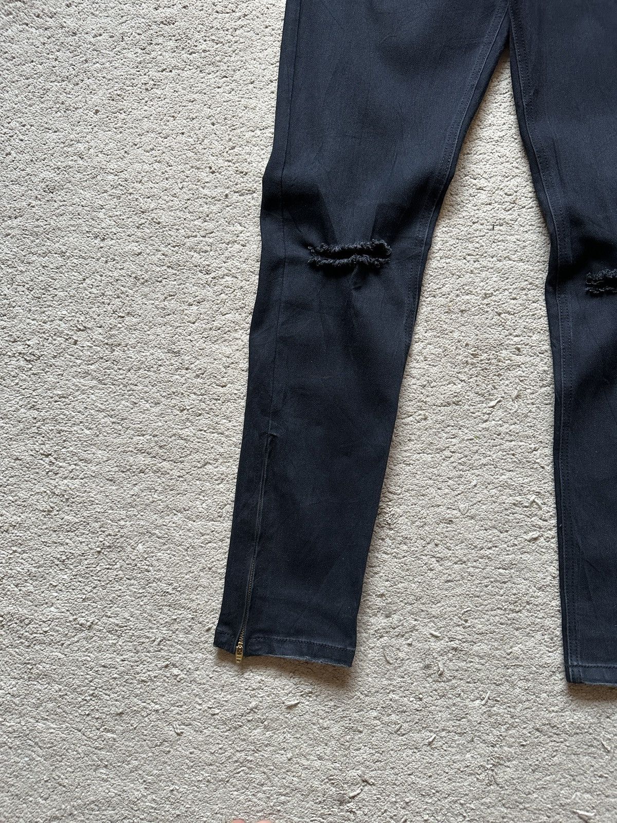 Number (N)ine NUMBERNINE Black Jeans Size US 32 / EU 48 - 4 Thumbnail