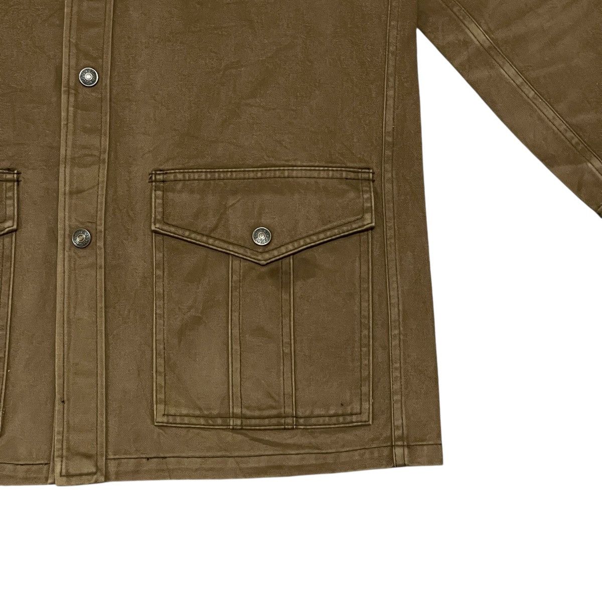 Edwin Rare 90s Vintage Edwin ‘I Am Rich Man’ Work Chore Jacket Size US XL / EU 56 / 4 - 4 Thumbnail