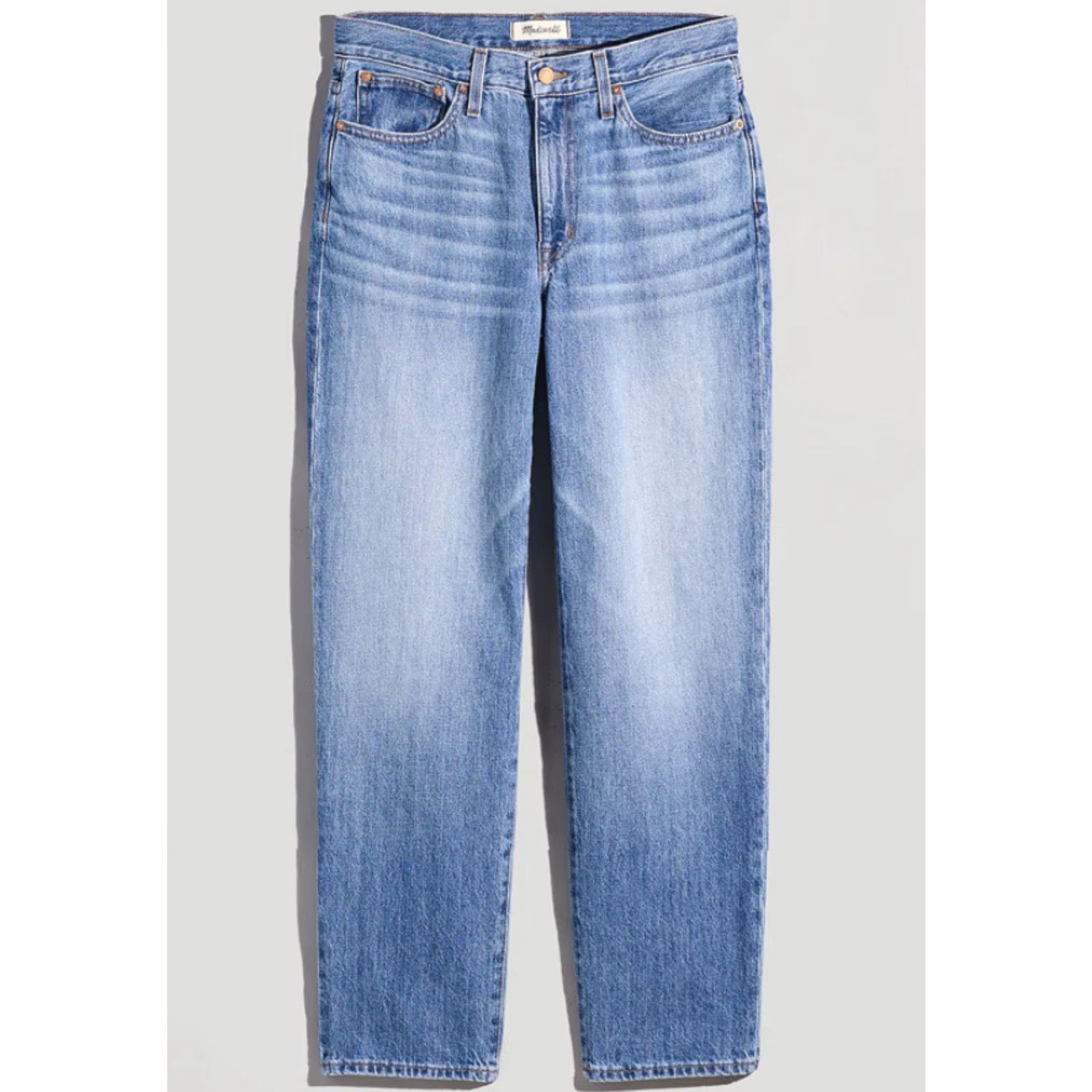 Madewell MADewell The Petite Slouchy Boyjean in Rosewell Wash Jeans 30 Adult Blue 100% Cotton Zipper Button 29.5in 29.5in Womens Size 30" / US 8 / IT 44 - 5 Thumbnail