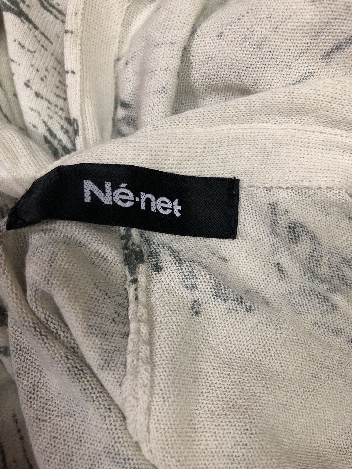 Issey Miyake × Ne-Net Ne-Net Issey Miyake Map Print Poncho Size M / US 6-8 / IT 42-44 - 3 Thumbnail