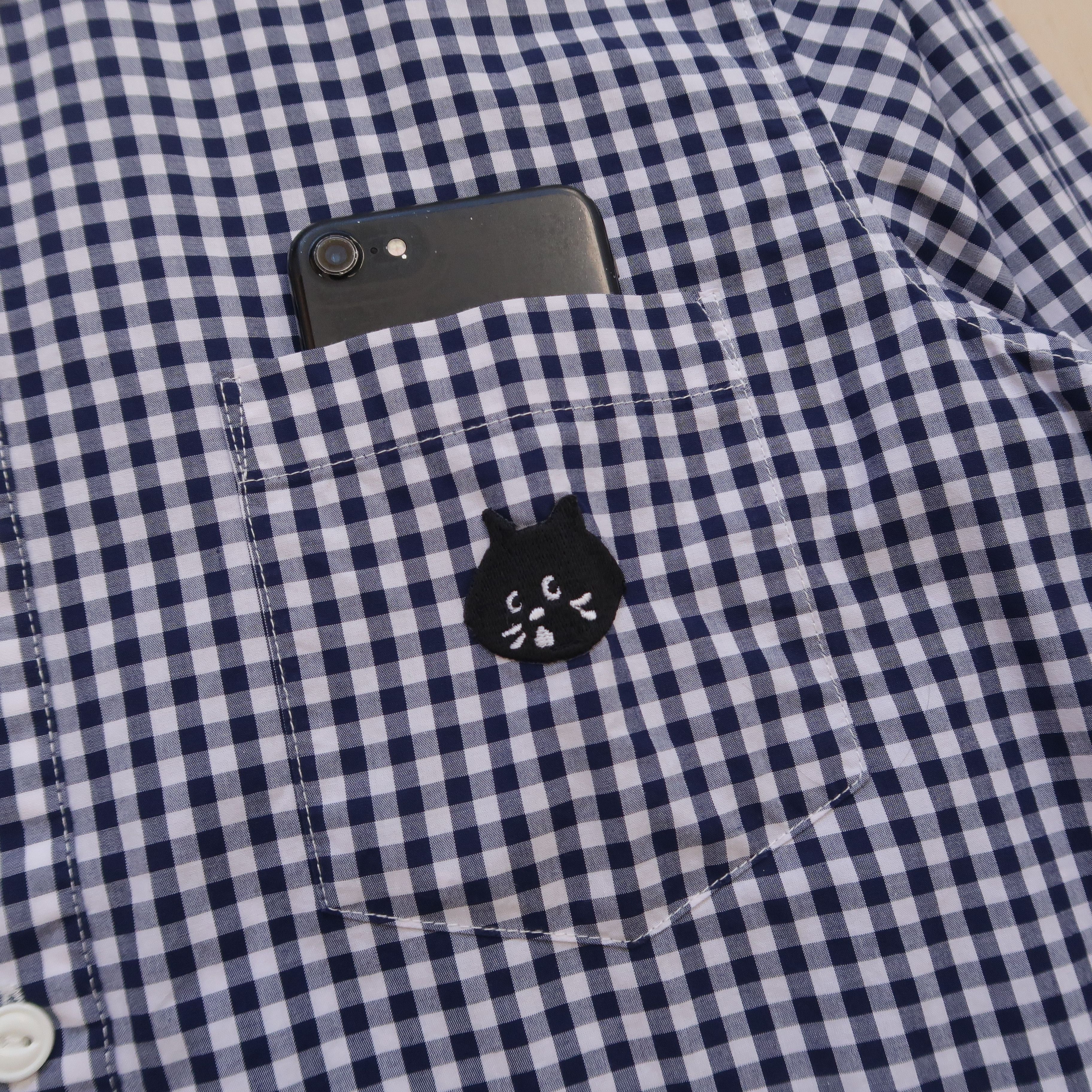 Issey Miyake Vintage Ne-net Issey Miyake Cat Oxford Shirt Gingham Size US S / EU 44-46 / 1 - 6 Thumbnail