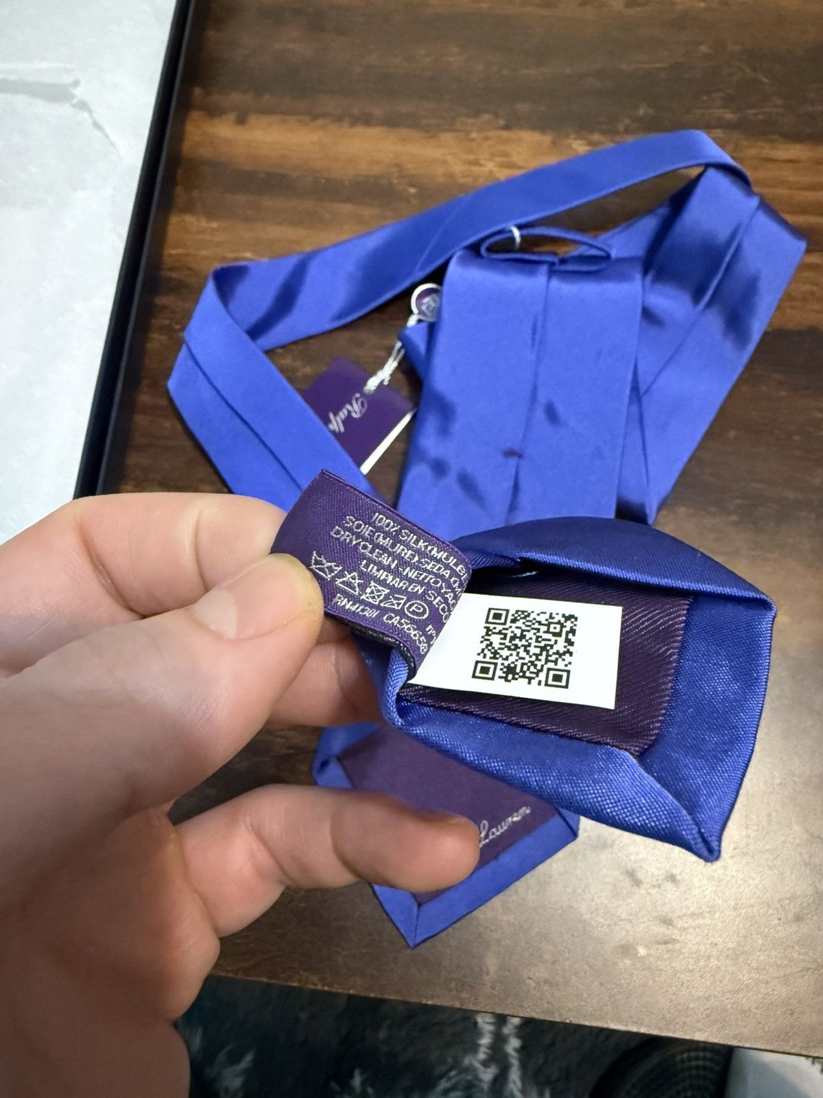 Ralph Lauren Purple Label Ralph Lauren Purple Label Silk Tie Size ONE SIZE - 6 Thumbnail