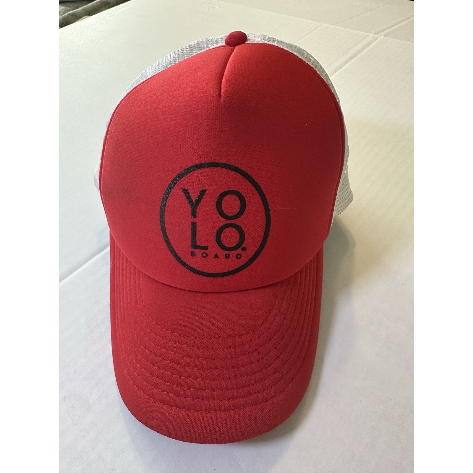 Other YOLO Boards Trucker Hat Snapback OSFA Red/White Surfing Size ONE SIZE - 3 Thumbnail