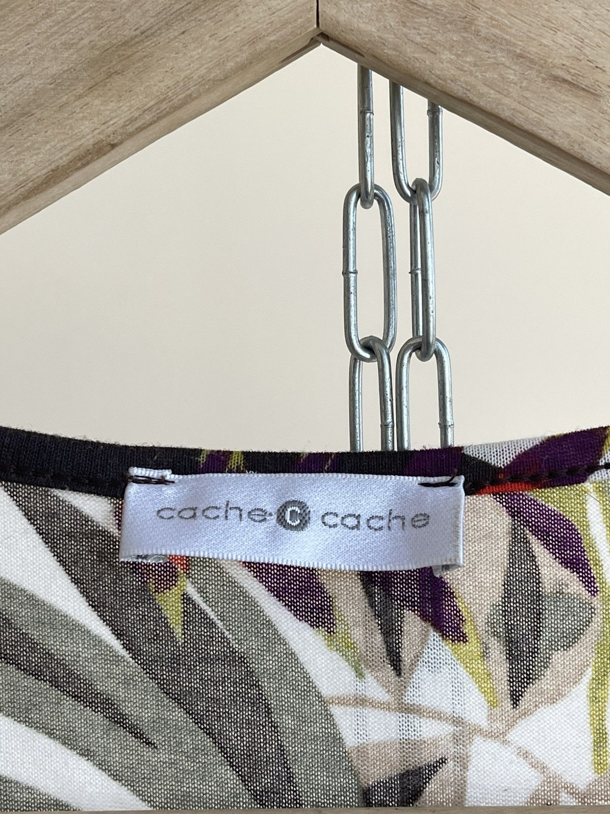 Other Cache Cache V-Neck Tropical Floral Print Mesh Tank Top 2000s Size L / US 10 / IT 46 - 9 Thumbnail