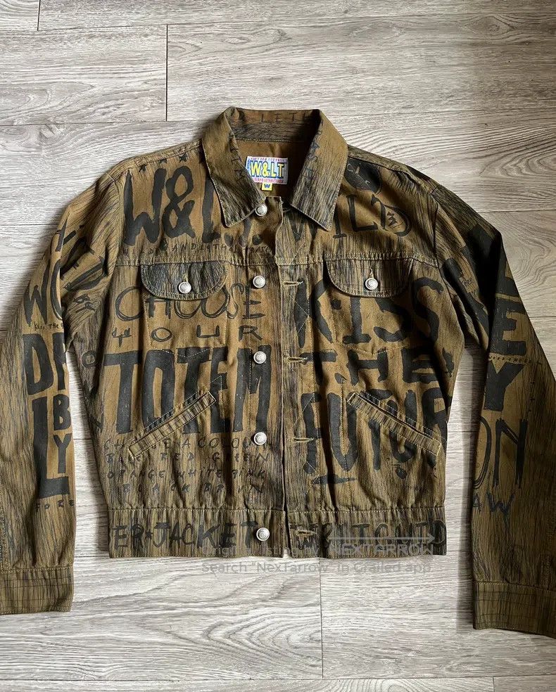 Walter Van Beirendonck Walter Van Beirendonck Style jacket graffiti printed coat Size US L / EU 52-54 / 3 - 3 Thumbnail