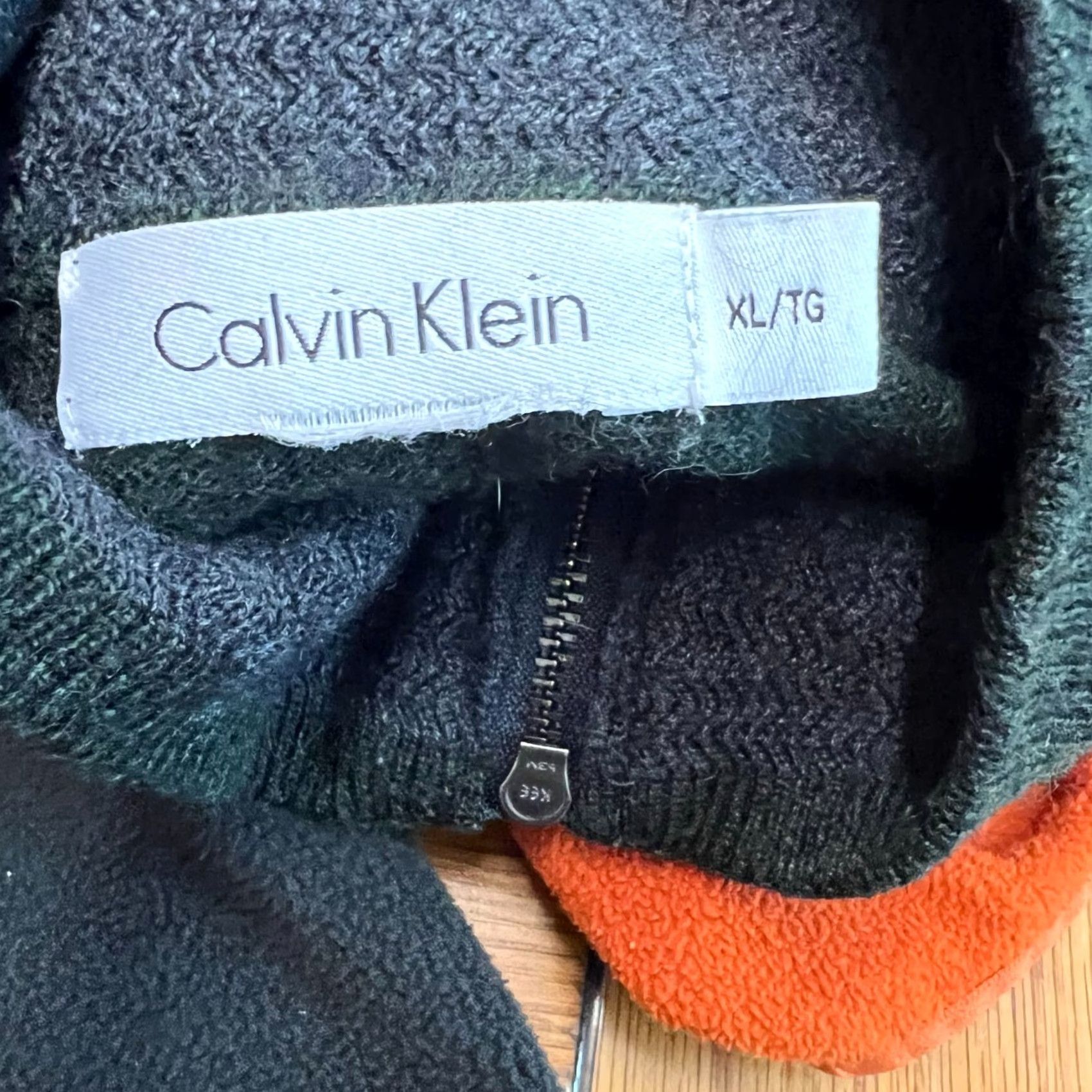 Calvin Klein Calvin Klein Mens Marino Wool 1/4 Zip Soft Knit Gray Pullover Sweater XL Shirt Adult Regular Gray 1/4 Zip Classic Knit Size US XL / EU 56 / 4 - 4 Thumbnail