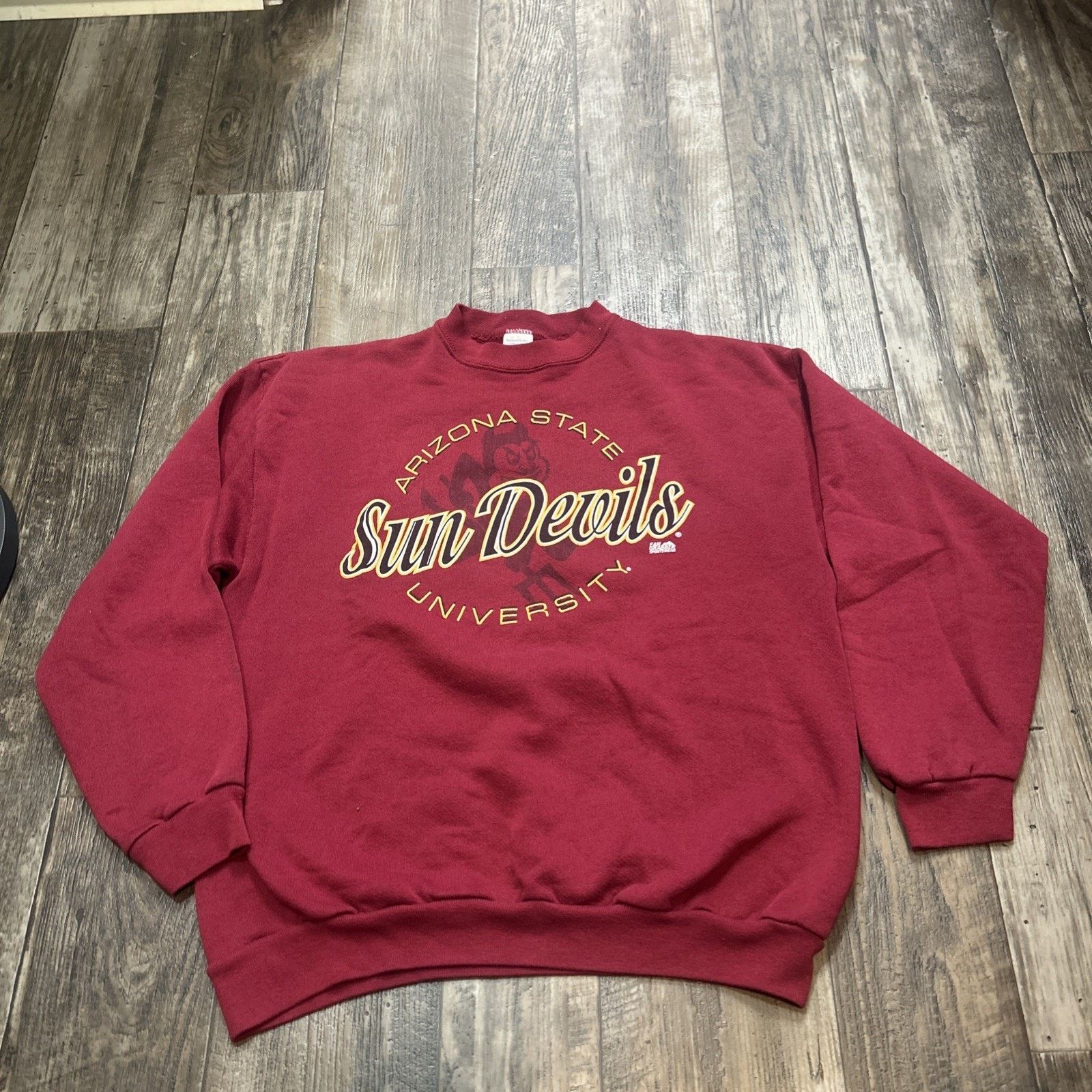 Logo 7 Logo 7 Vintage 90s Arizona State Sun Devils Crewneck L Size US L / EU 52-54 / 3 - 1 Thumbnail