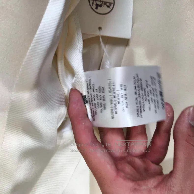 Other Hermes White Blazer Jacket Size XXS / US 00 / IT 34 - 5 Thumbnail