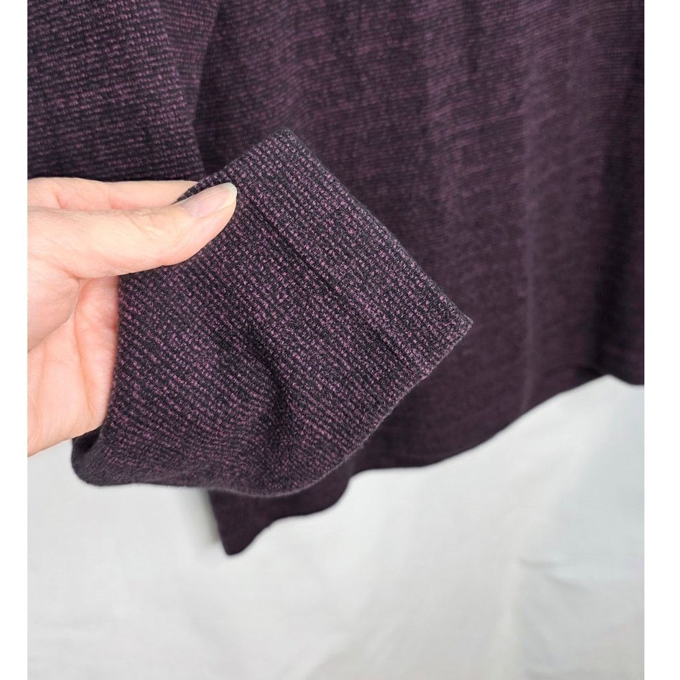 Other Johnnie O Heathered Black & Purple Pull Over Golf Shirt Size US M / EU 48-50 / 2 - 7 Thumbnail