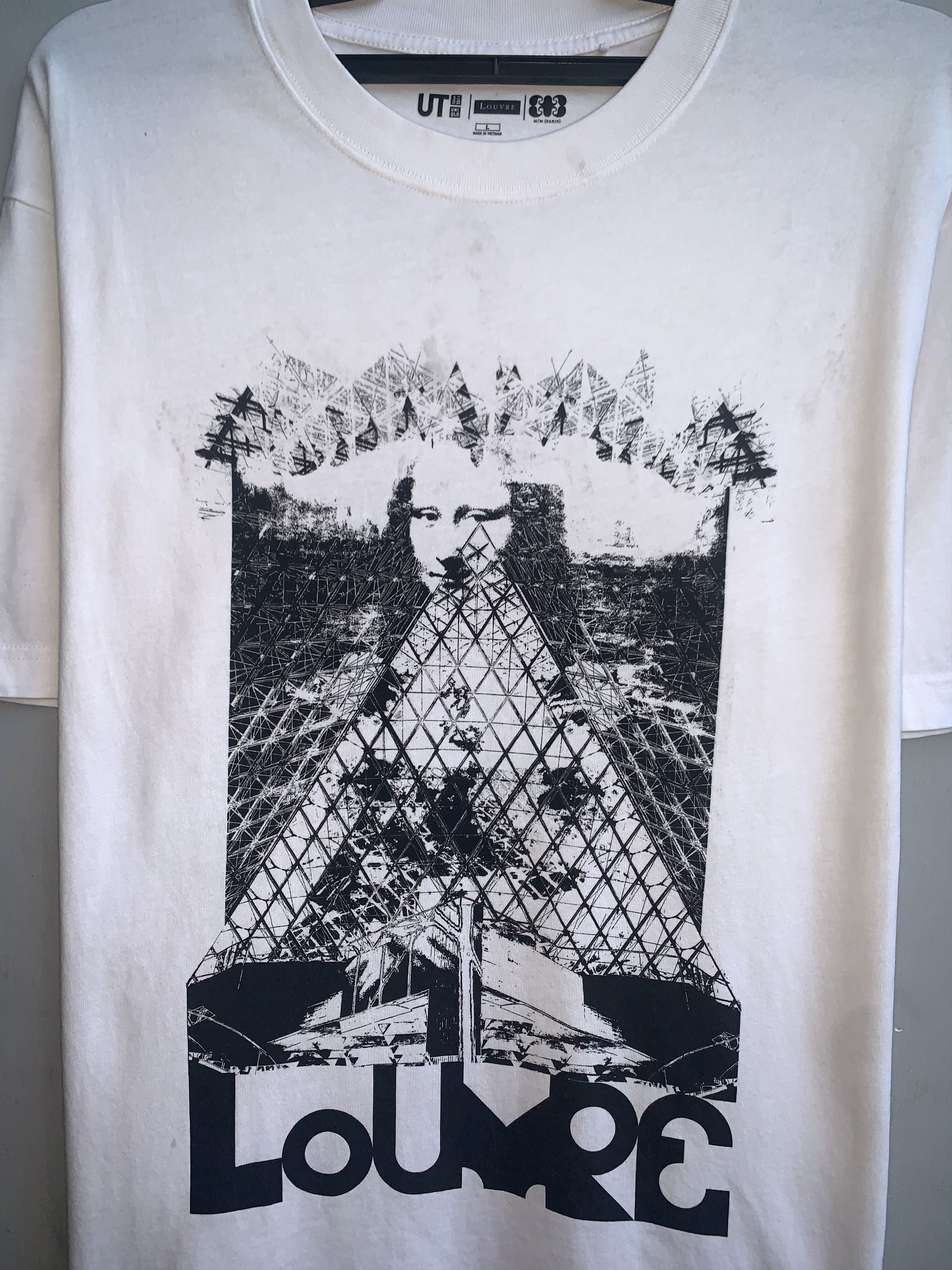 Uniqlo Louvre Museum Mona Lisa Shirt Size US L / EU 52-54 / 3 - 2 Thumbnail