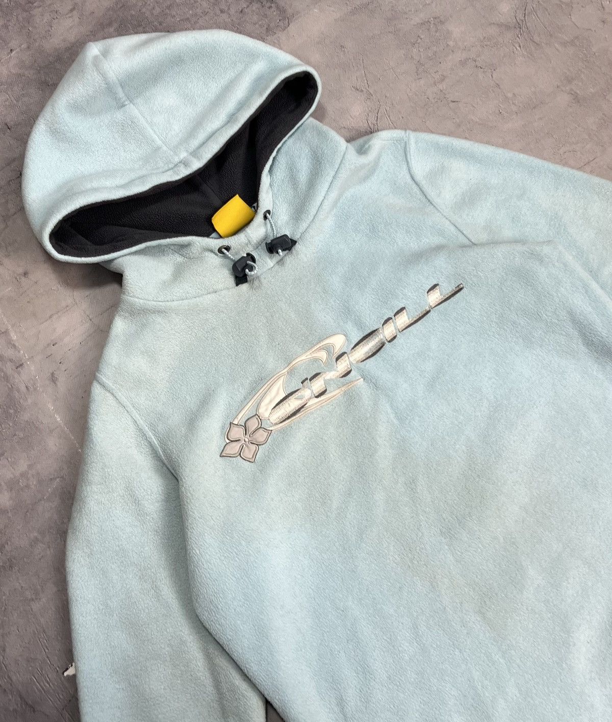 O'Neill × Vintage Vintage O'Neill Big Logo Blue Fleece Hoodie Size M / US 6-8 / IT 42-44 - 2 Thumbnail