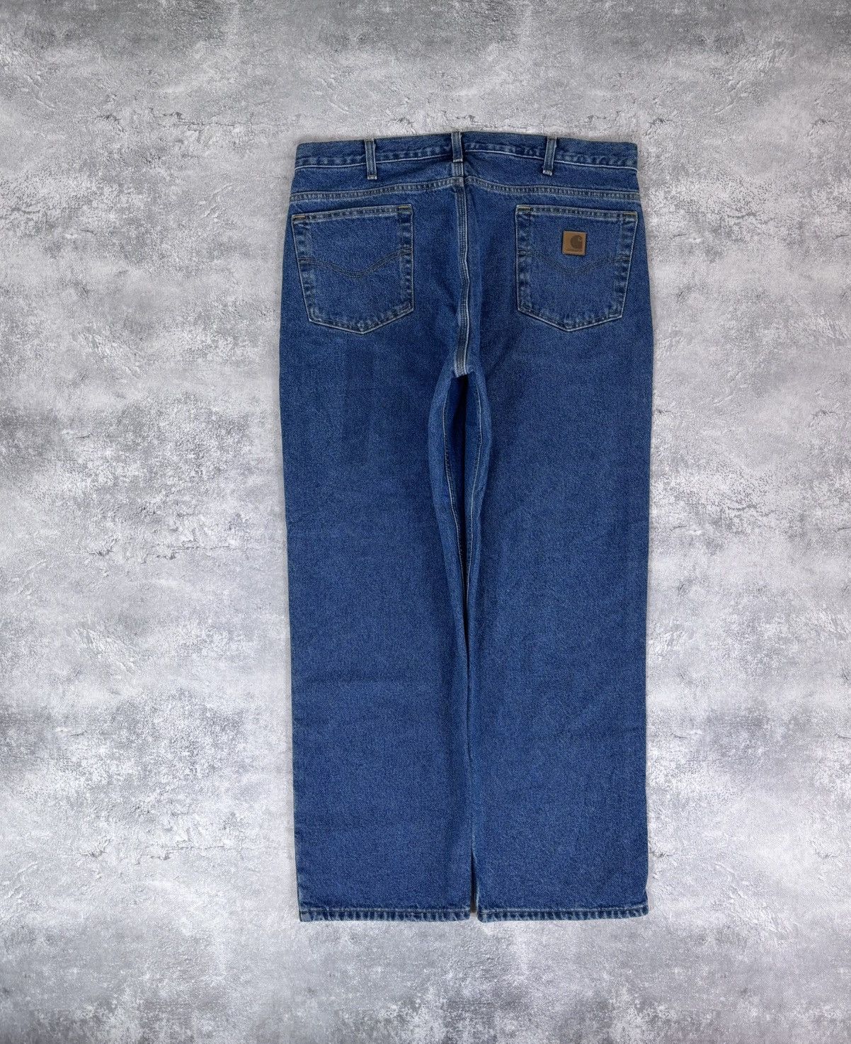 Carhartt Carhartt Men’s Denim Jeans Blue Flannel Plaid Lining Size US 38 / EU 54 - 1 Thumbnail