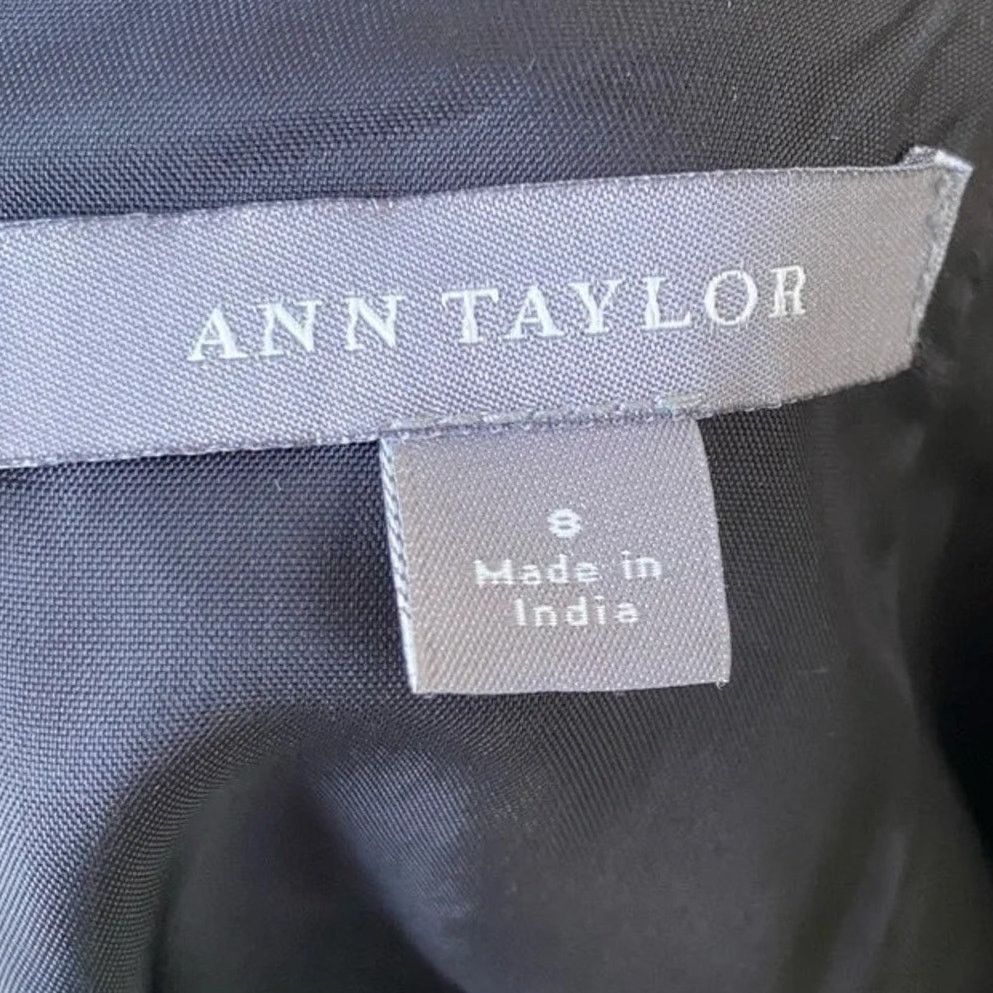 Ann Taylor Ann Taylor Womens Size 8 Black Silver Sequin Pencil Skirt Size 30" / US 8 / IT 44 - 4 Thumbnail