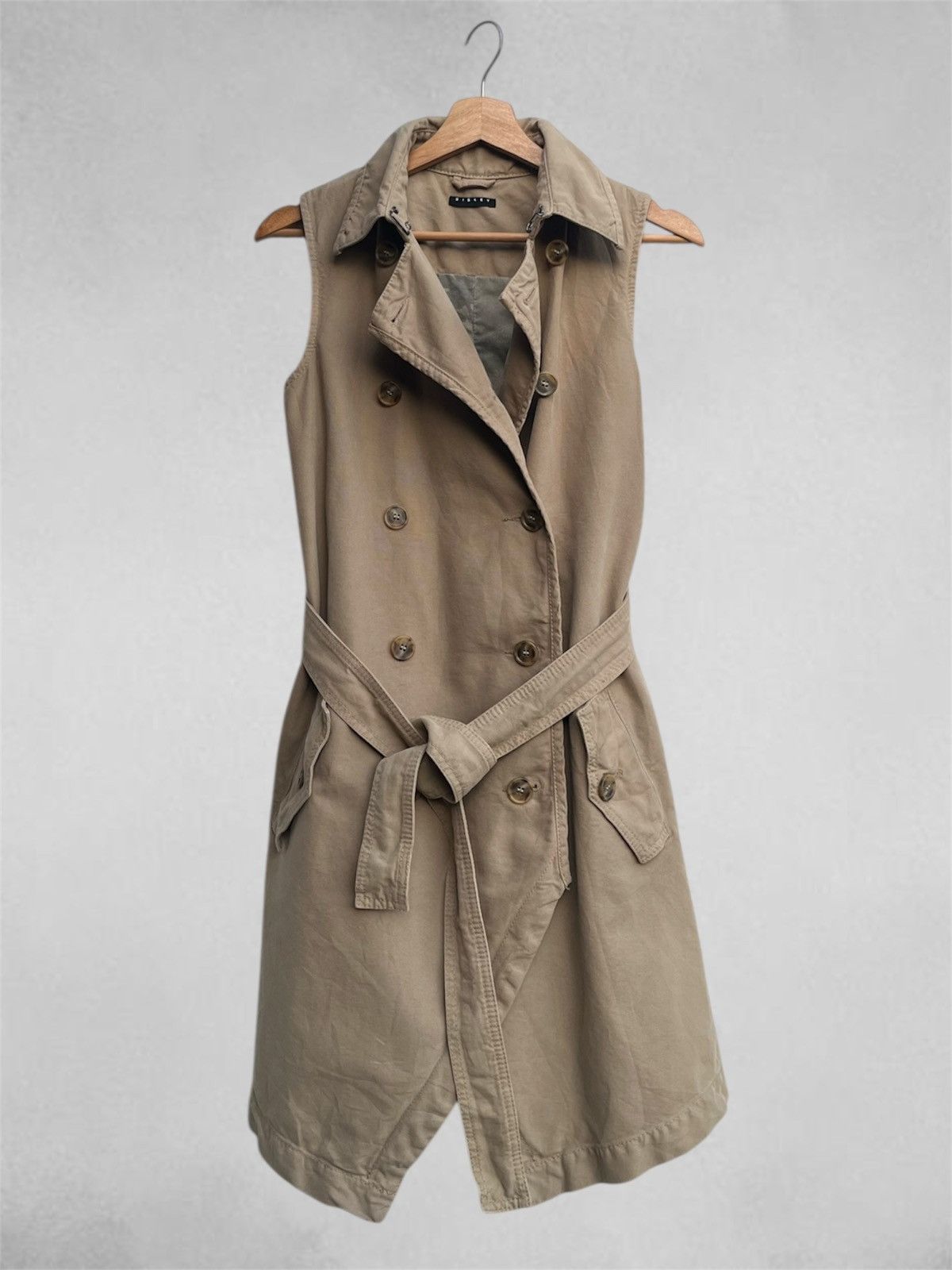 Sisley Sisley Convertible Trench Coat Size S / US 4 / IT 40 - 2 Thumbnail