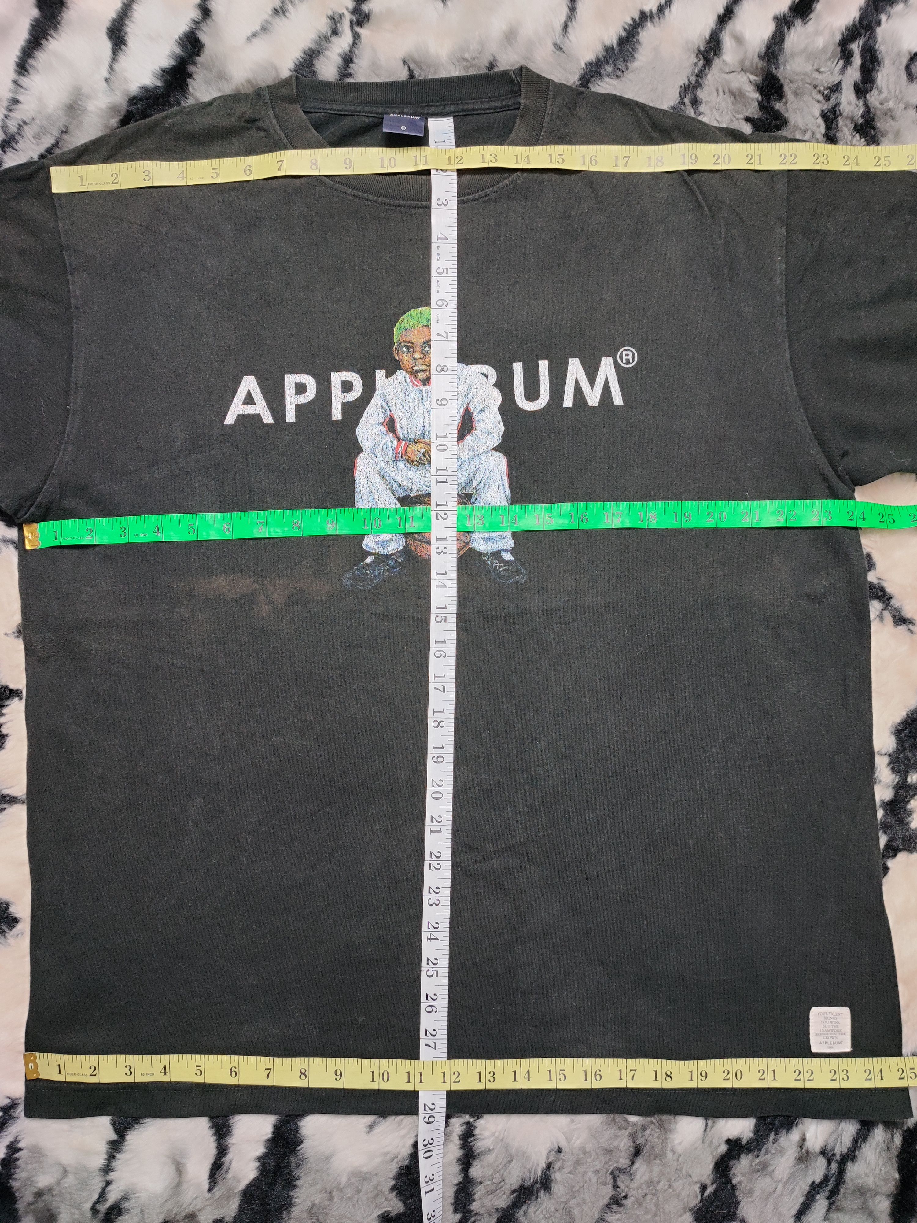 Apple Applebum Tshirt NBA Vintage Size US L / EU 52-54 / 3 - 6 Thumbnail