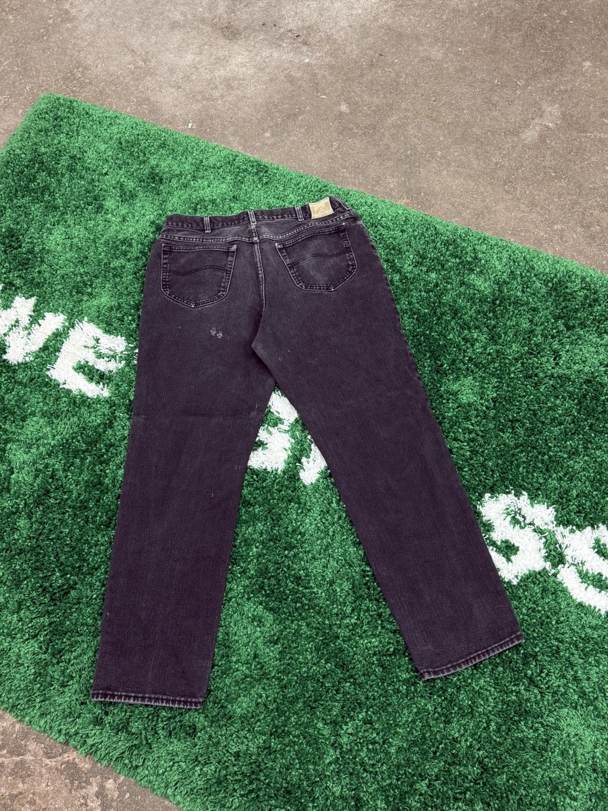 Lee × Vintage Vintage Lee Black Denim Jeans Sz. 38 Size US 34 / EU 50 - 1 Thumbnail