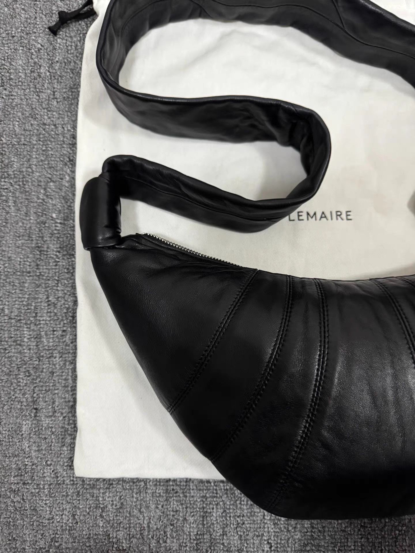 Lemaire Lemaire black Croissant bag Size ONE SIZE - 2 Thumbnail