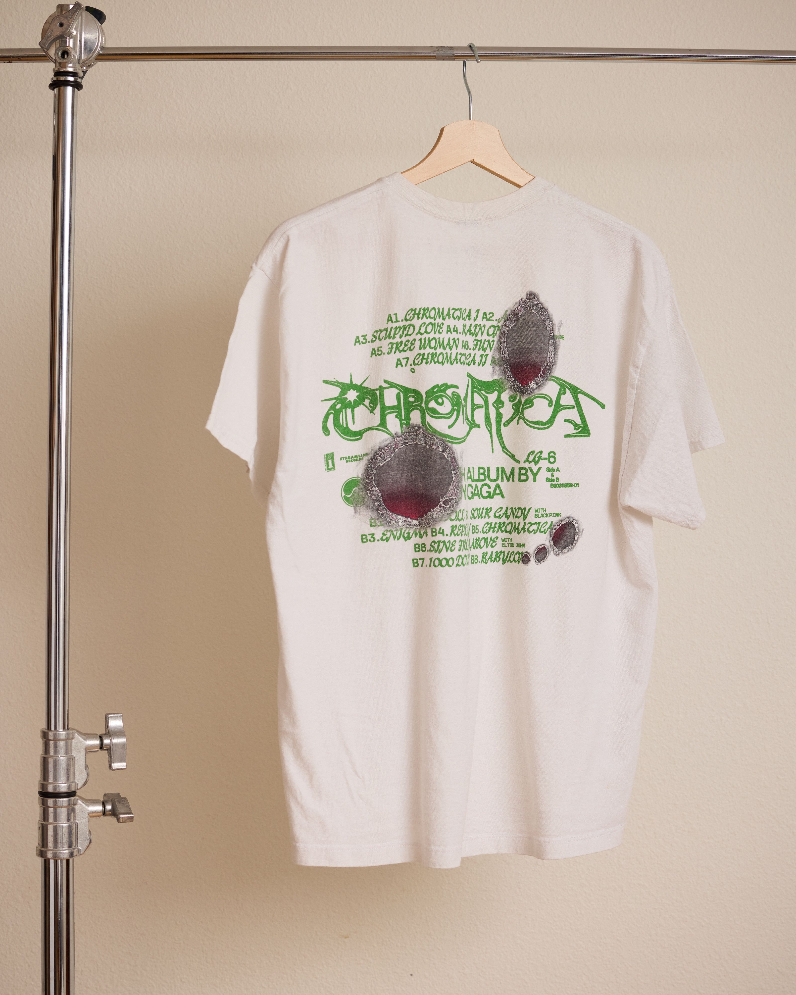 Vintage Lady Gaga Chromatica Tour Shirt Size US XL / EU 56 / 4 - 2 Thumbnail