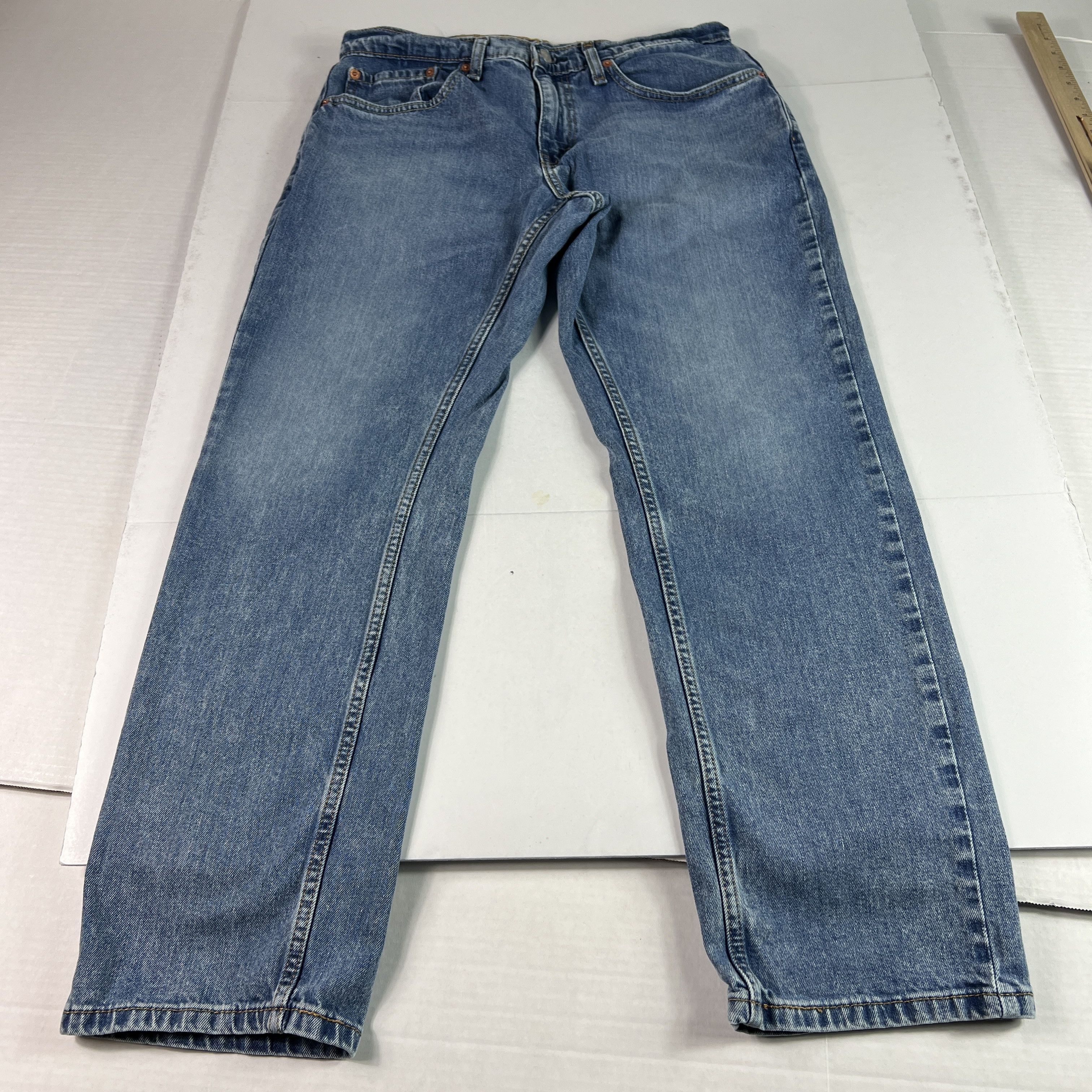 Levi's Levi's Jeans 559 Relaxed Straight Blue Faded Stretch Denim Size US 31 - 1 Thumbnail
