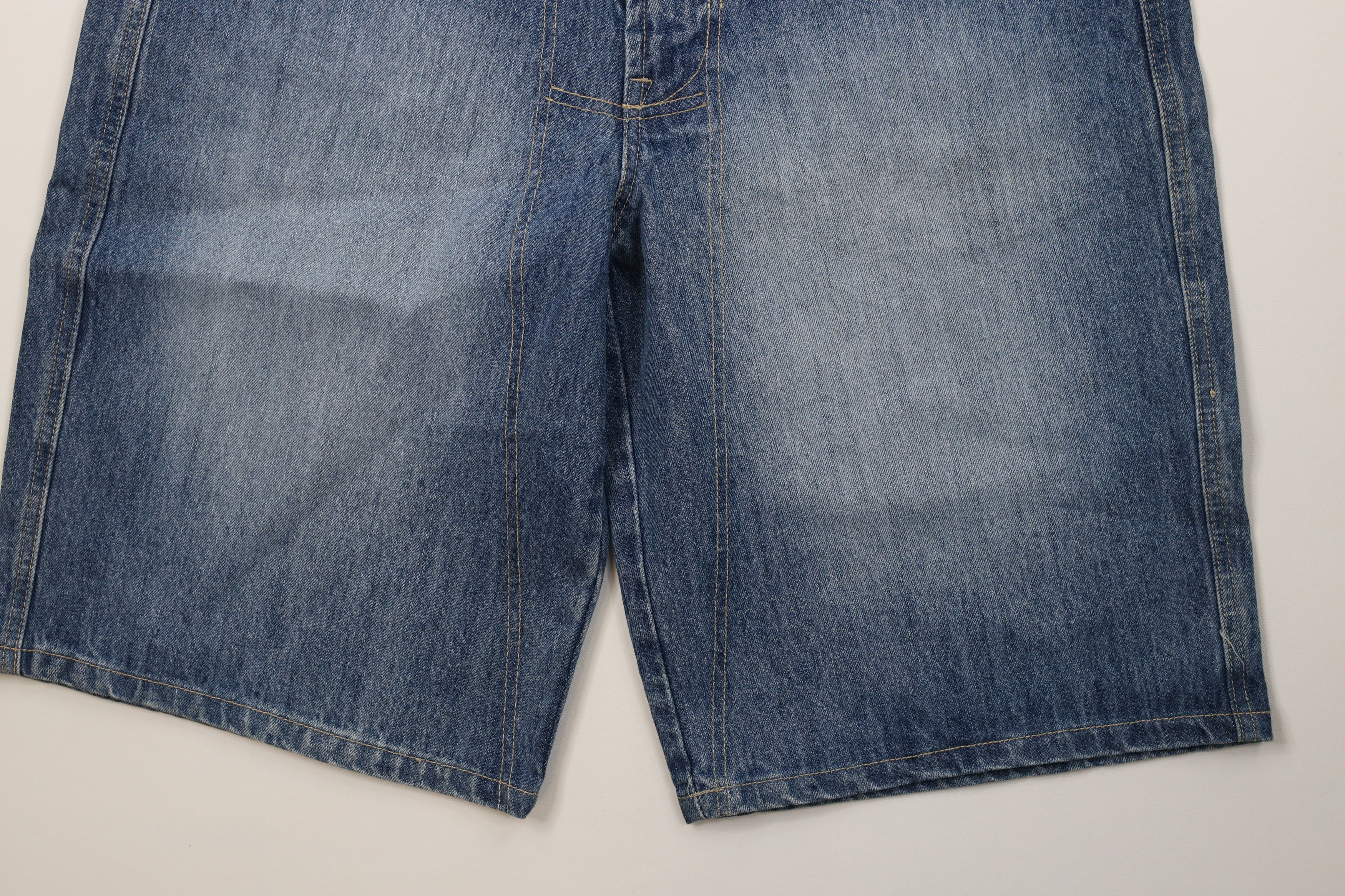 Marithe + Francois Girbaud Deadstock Vintage 90s Marithe Francois Girbaud Shorts Blue Size US 32 / EU 48 - 4 Thumbnail