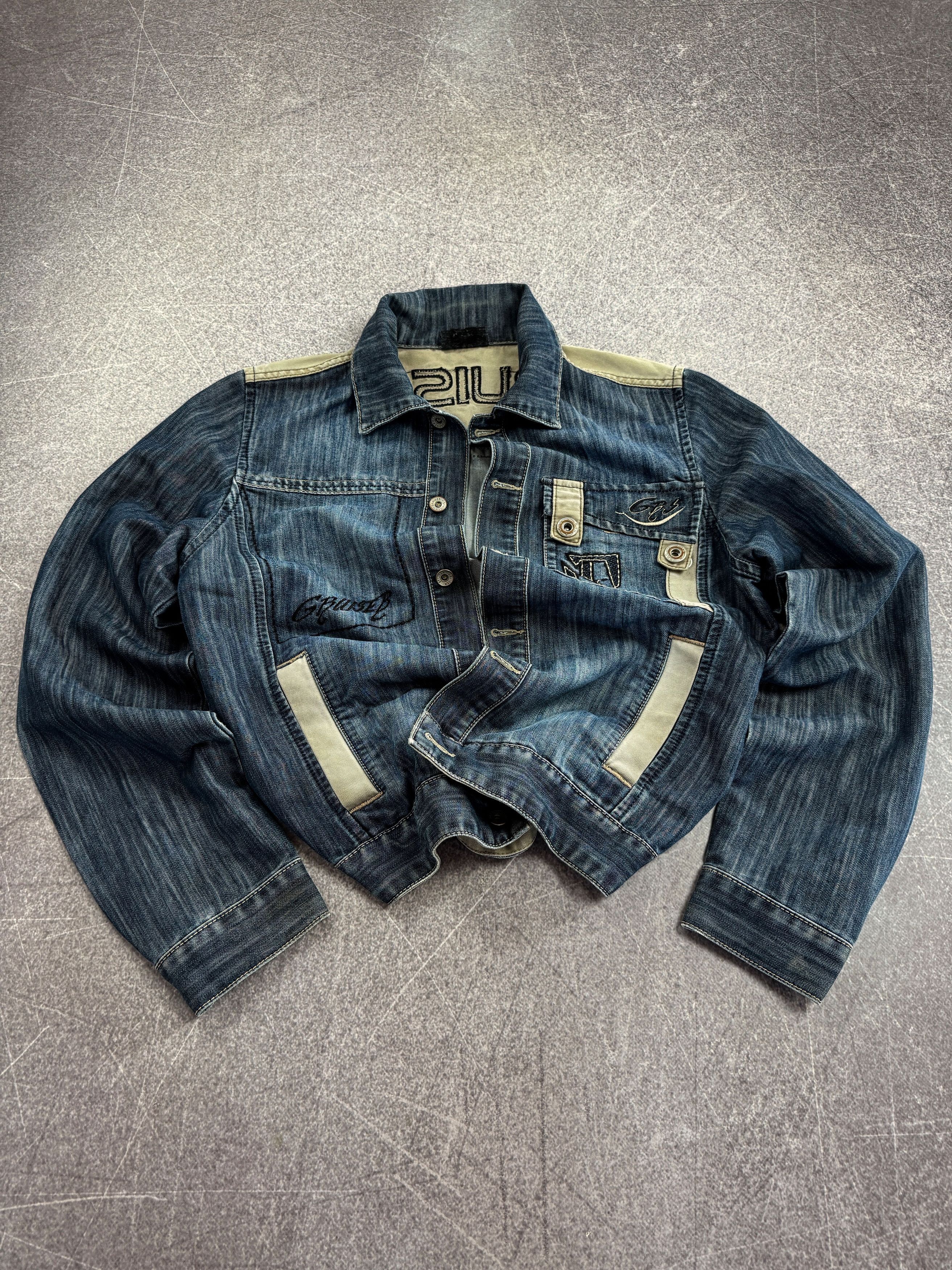 Other VTG Avant Garde Rick Owens Style Washed Jeans Jacket 90s Size US M / EU 48-50 / 2 - 1 Thumbnail